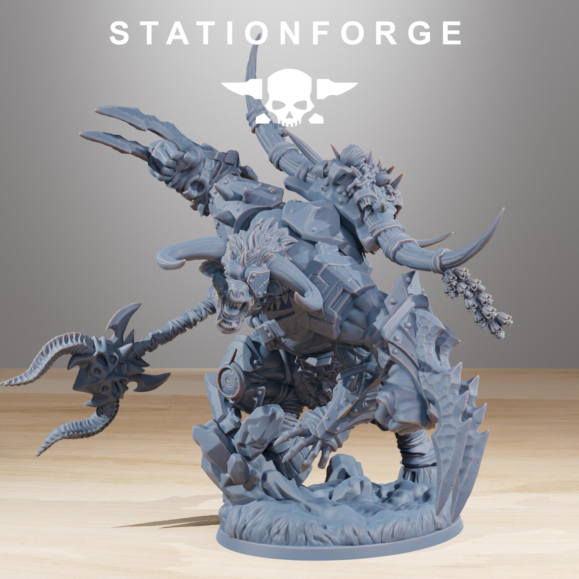 Corrupted Beasts Leader - 12k Resolution Station Forge