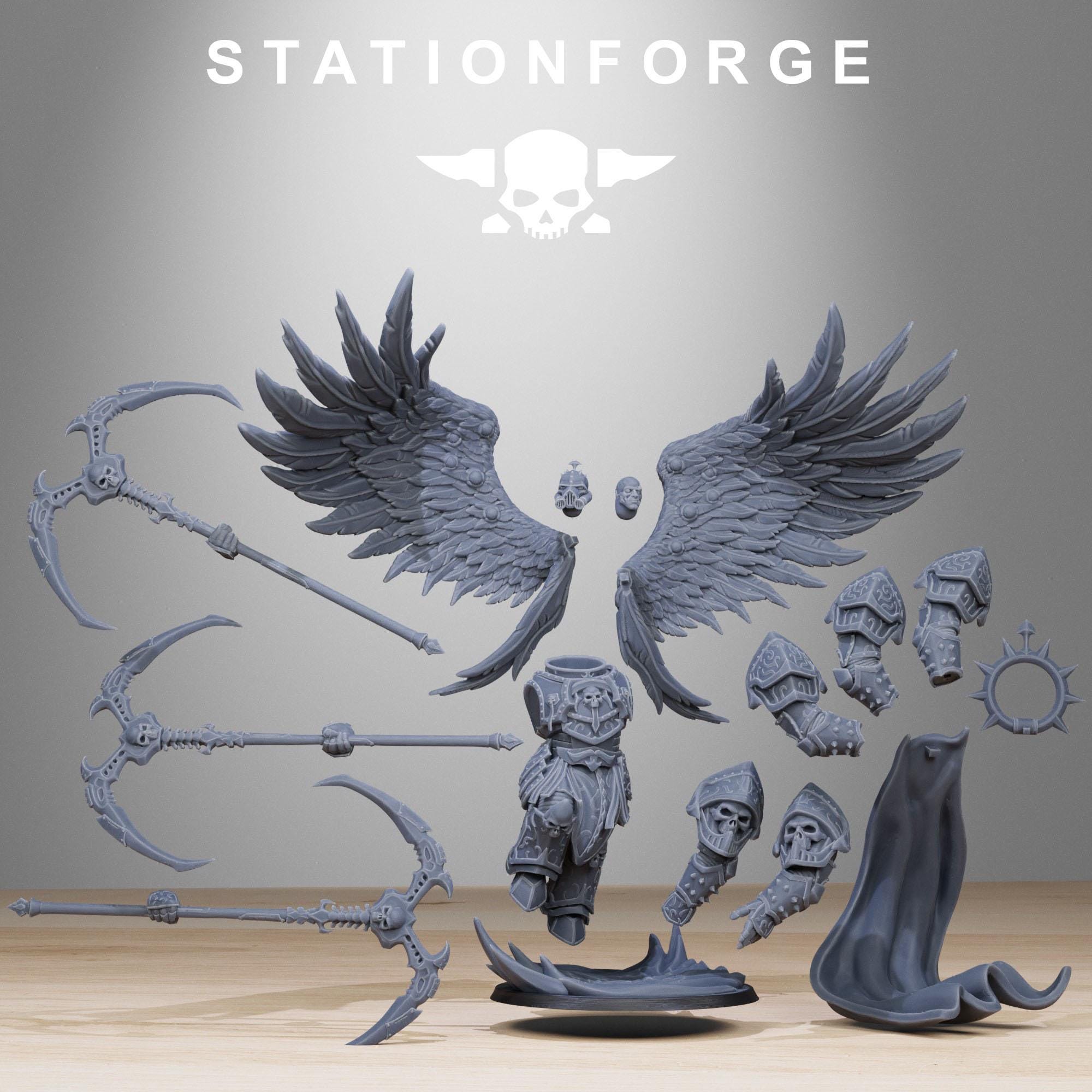 Corrupted Archon Angel - 12k Resolution Station Forge