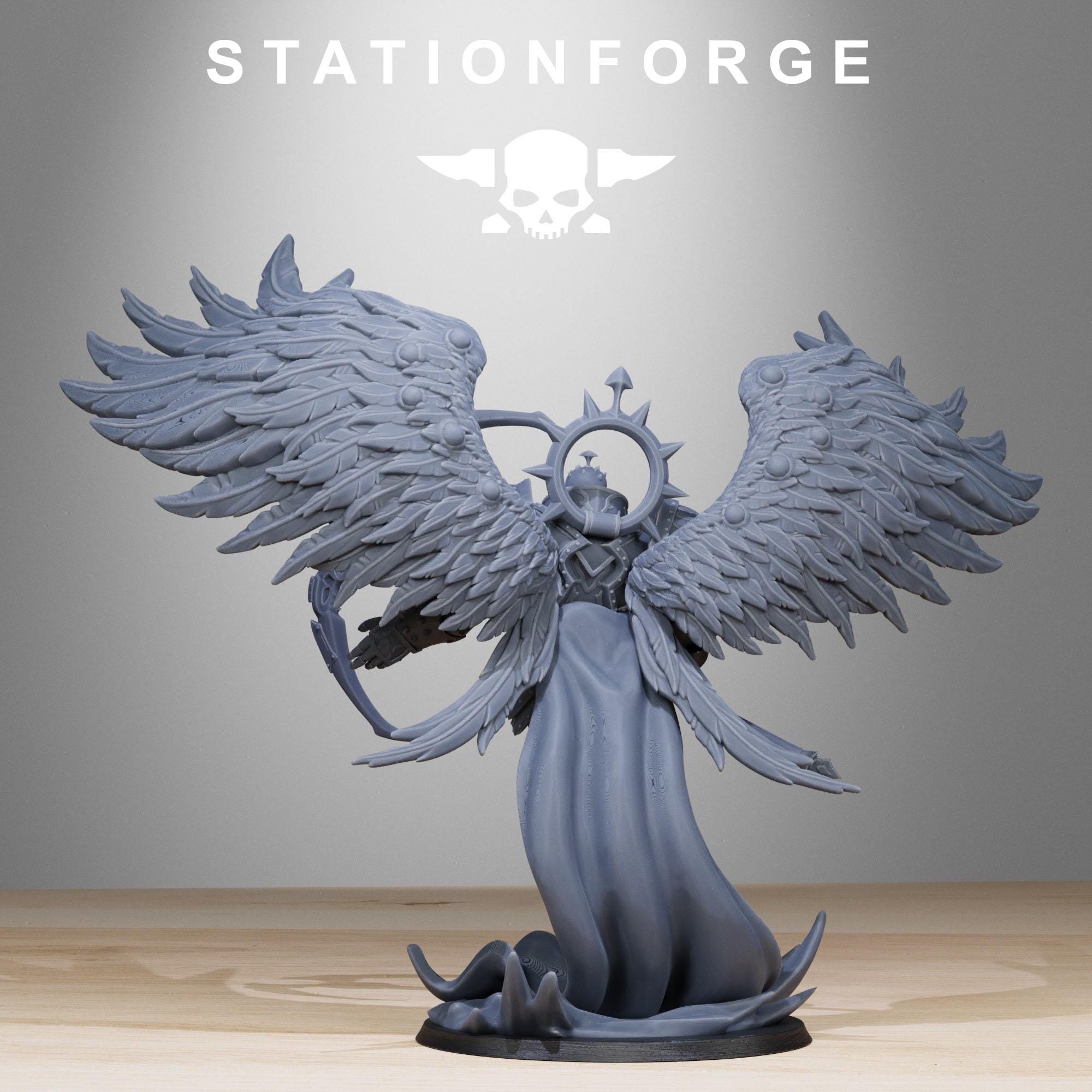 Corrupted Archon Angel - 12k Resolution Station Forge