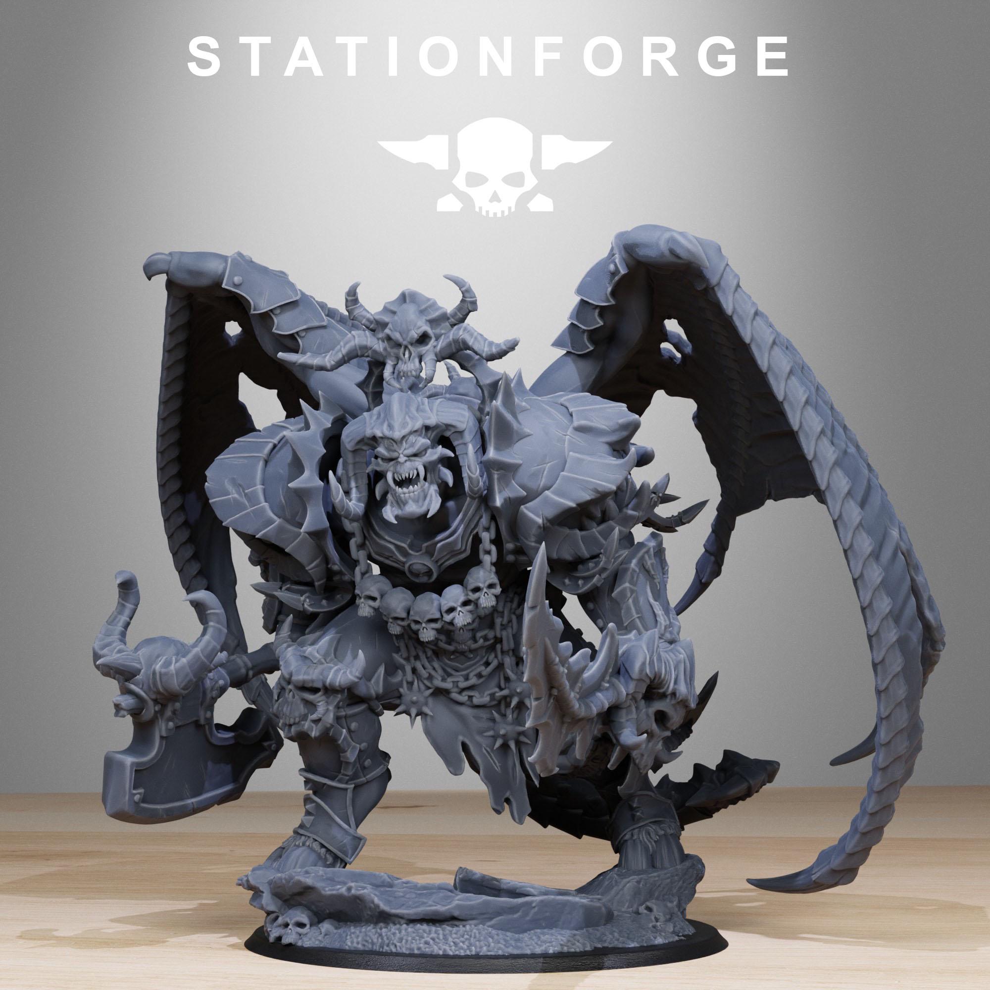Corrupted Demon - 12k Resolution Station Forge