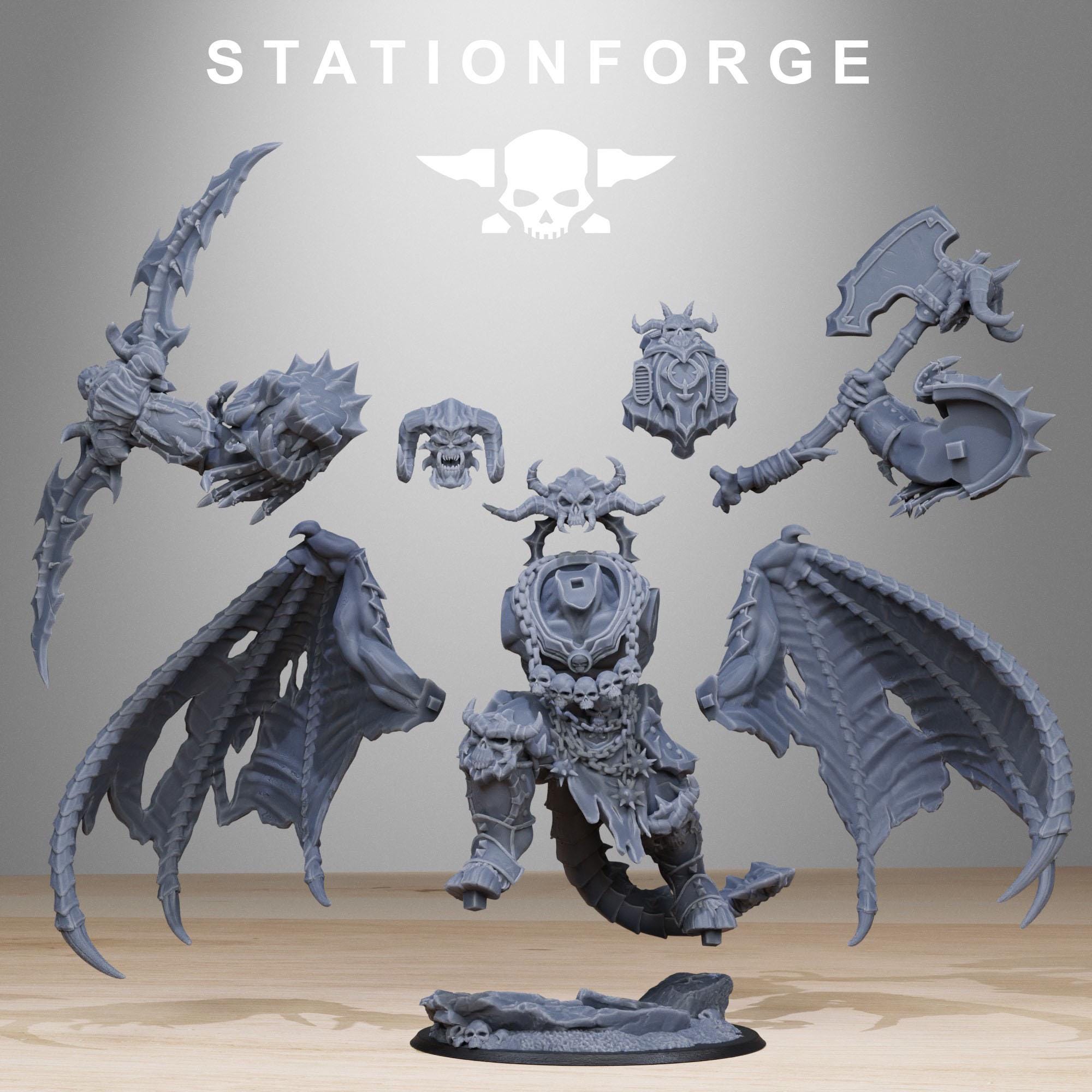 Corrupted Demon - 12k Resolution Station Forge