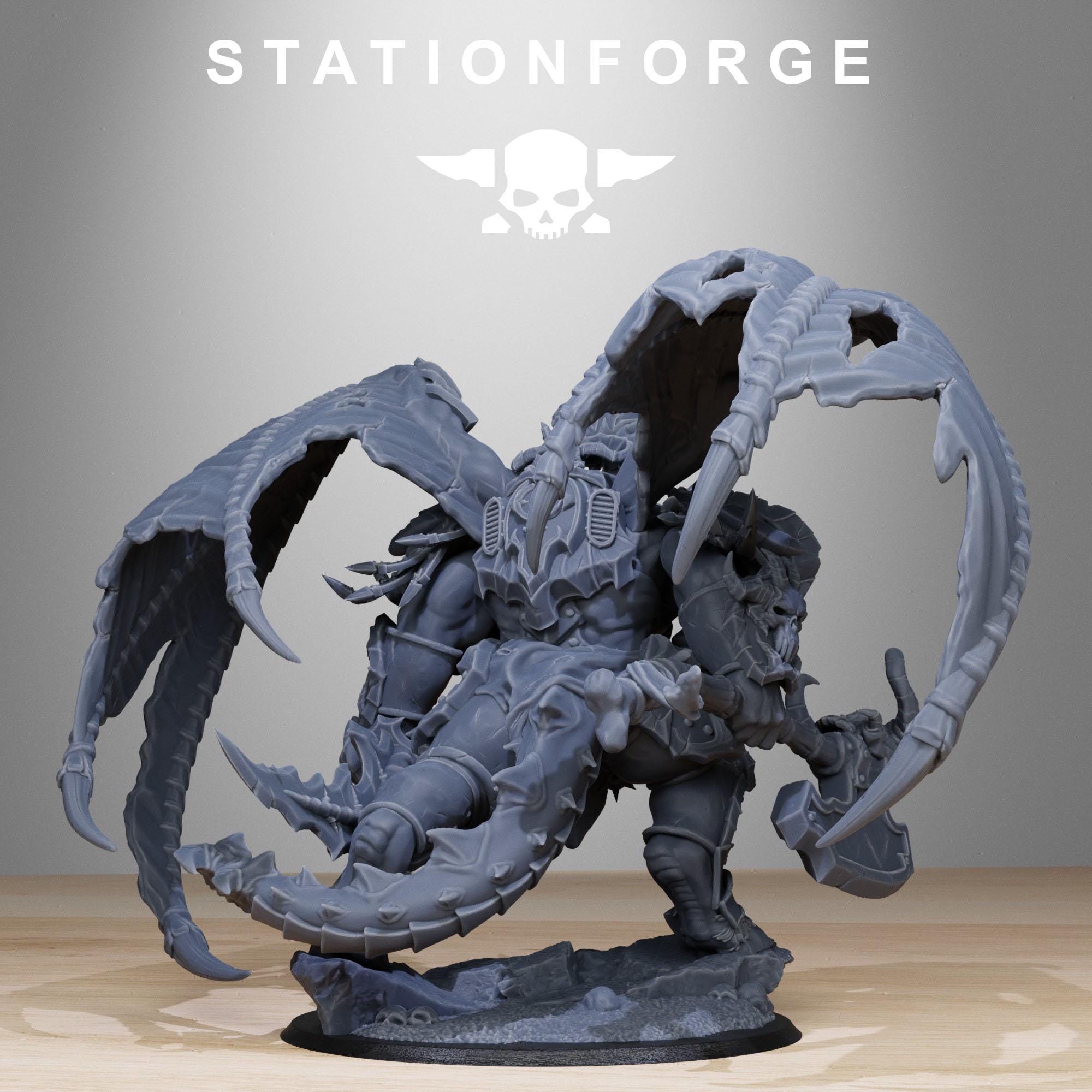 Corrupted Demon - 12k Resolution Station Forge