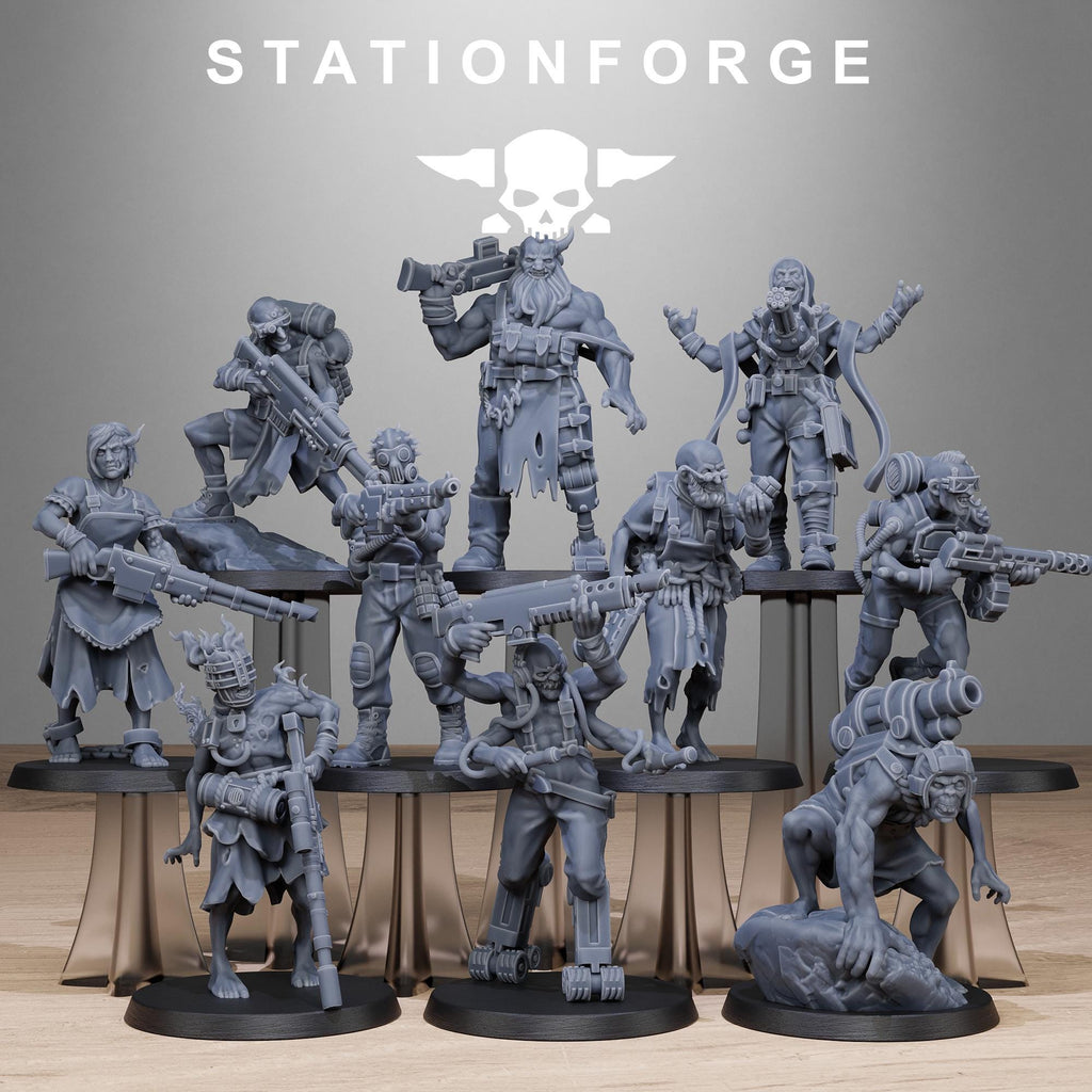 Corrupted Guard Abhumans - 12k Resolution - by Station Forge