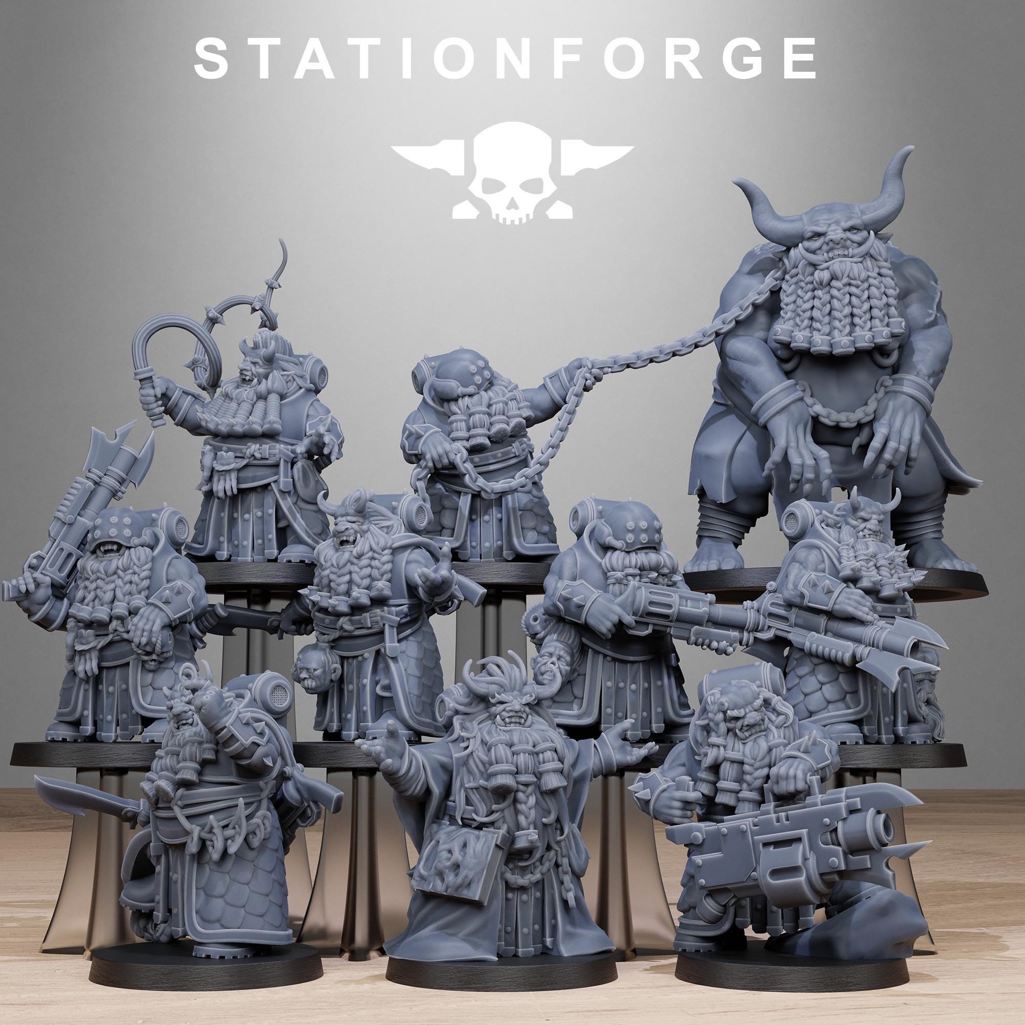 Corrupted Guard Dwarves  - 12k Resolution - by Station Forge