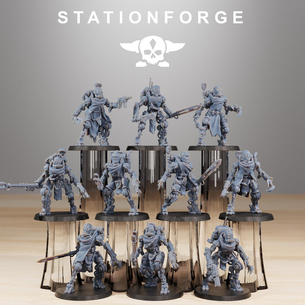 Scavenger Junkbots Builder Kit - in 12k -  by Station Forge
