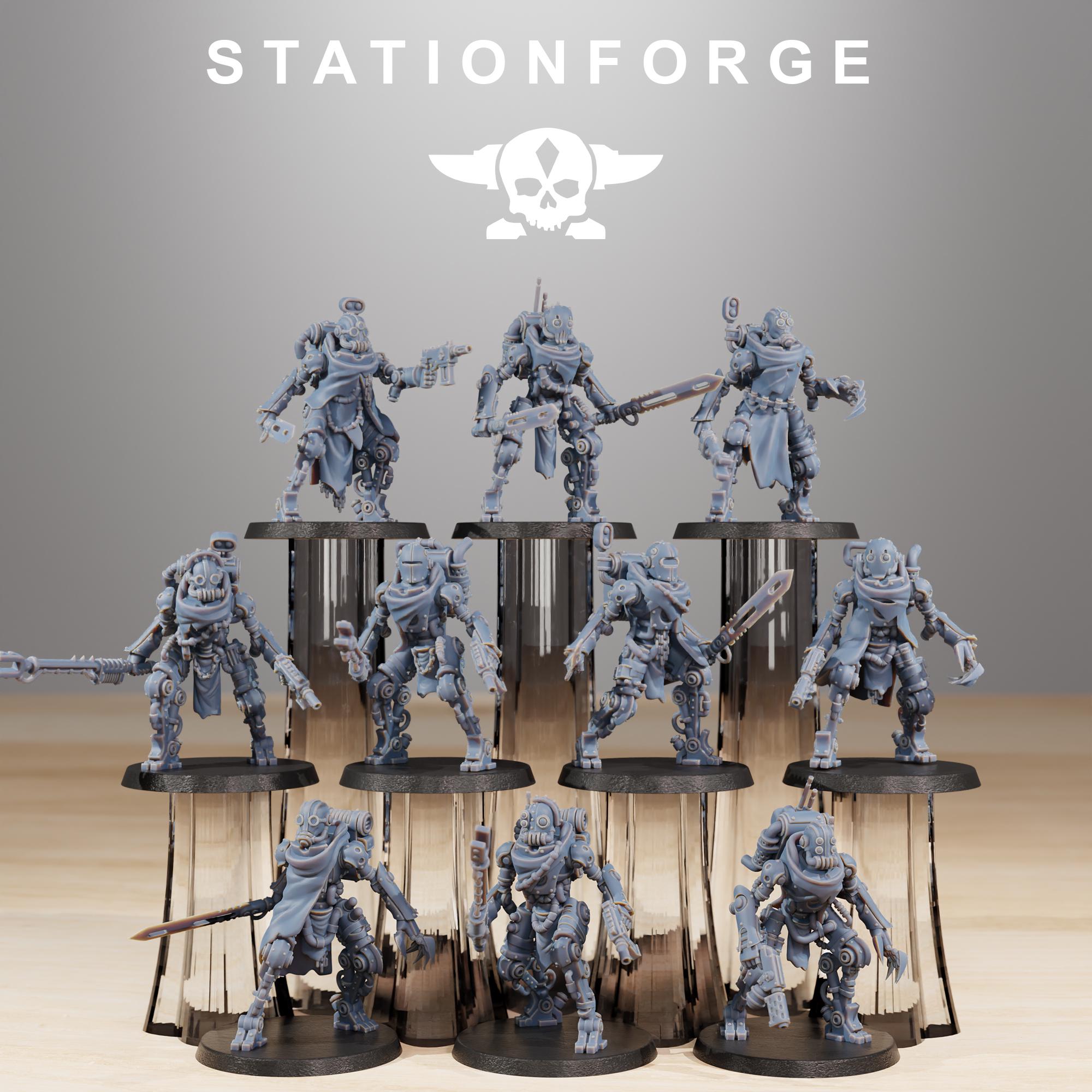Scavenger Junkbots Builder Kit - in 12k -  by Station Forge