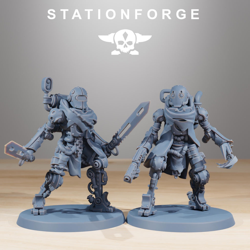 Scavenger Junkbots Builder Kit - in 12k -  by Station Forge