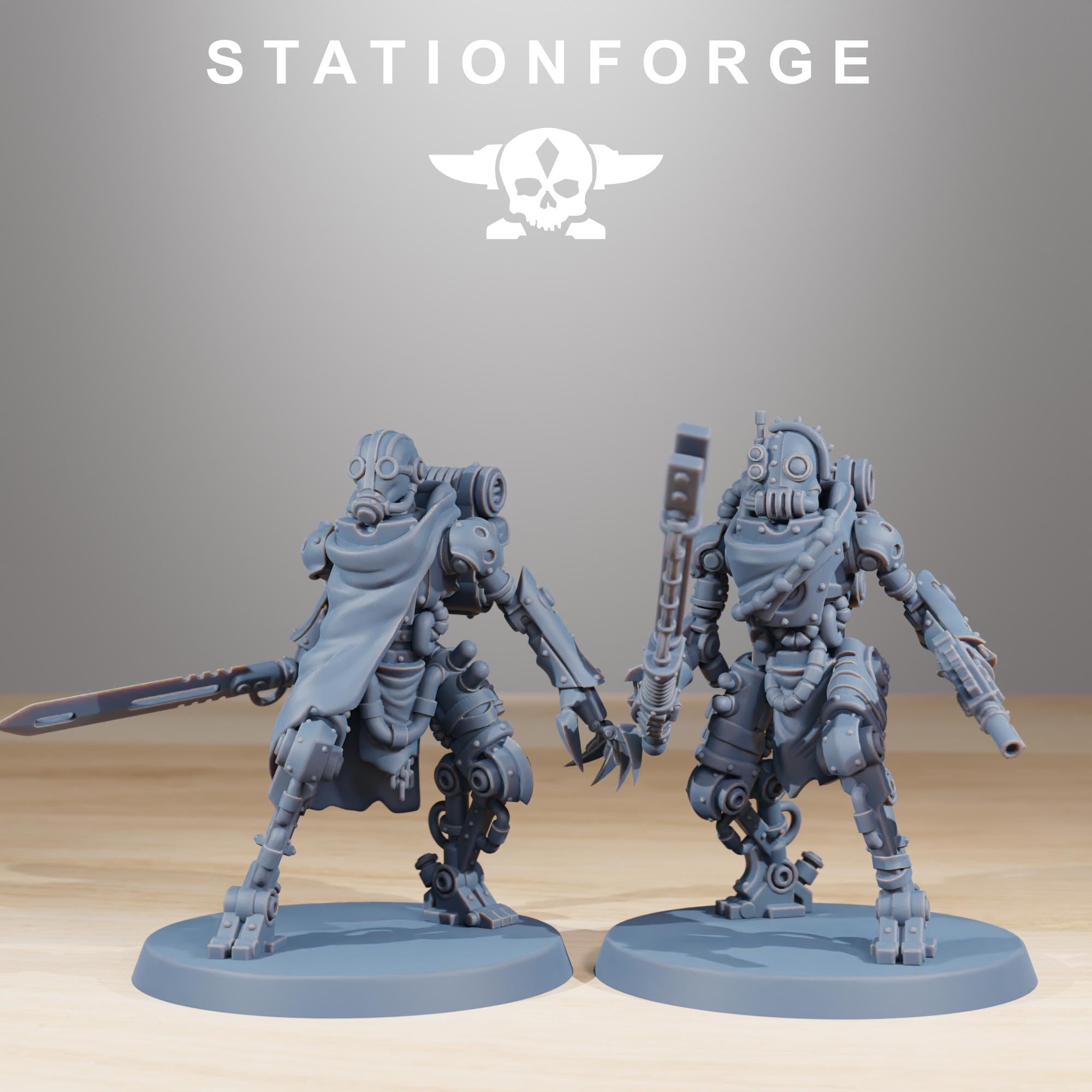 Scavenger Junkbots Builder Kit - in 12k -  by Station Forge