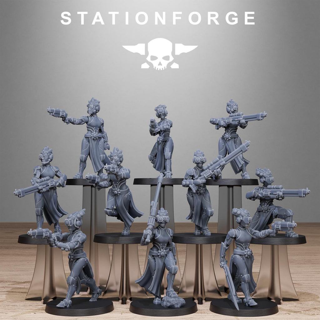 Scavenger Sisters Infantry - in 12k -  by Station Forge