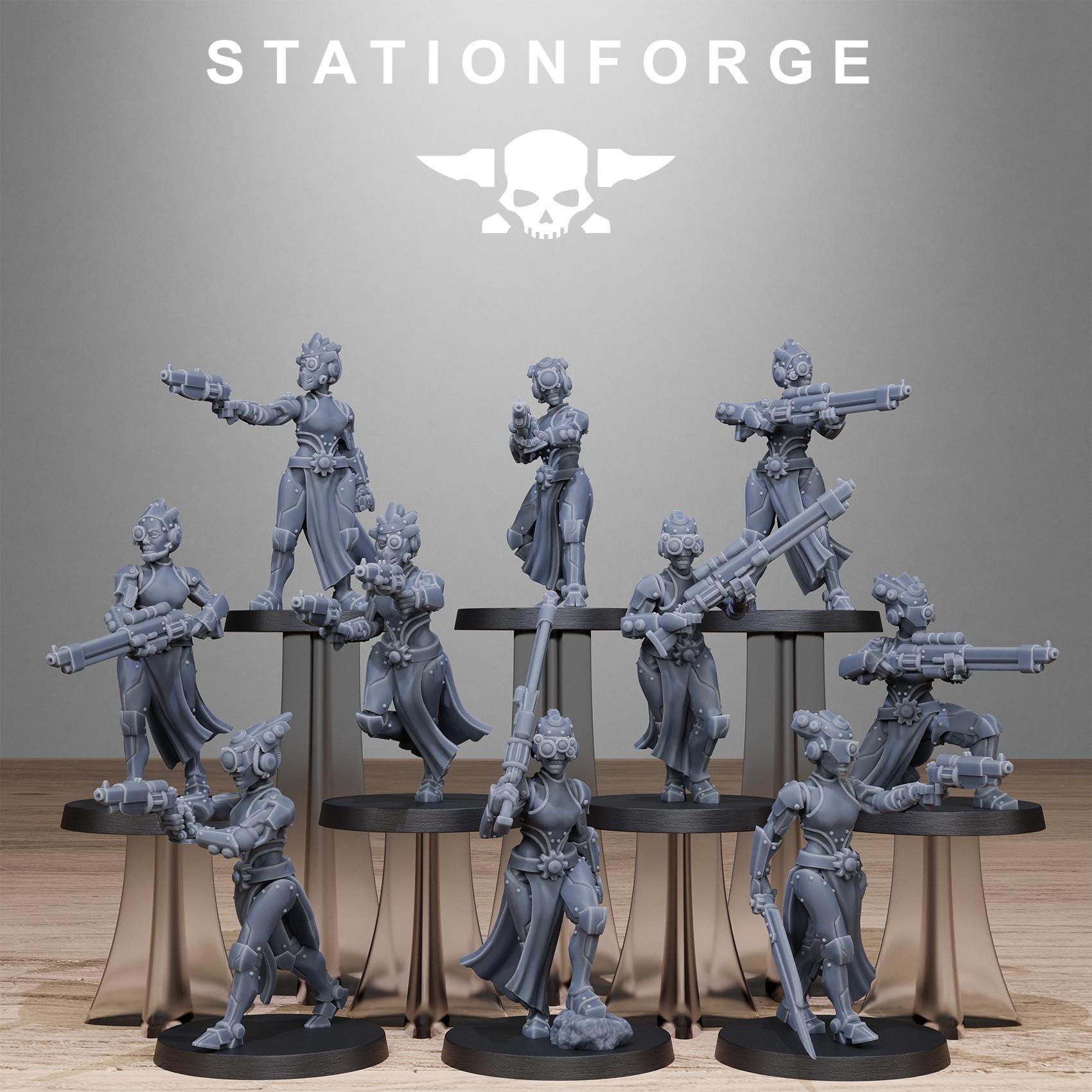 Scavenger Sisters Infantry - in 12k -  by Station Forge