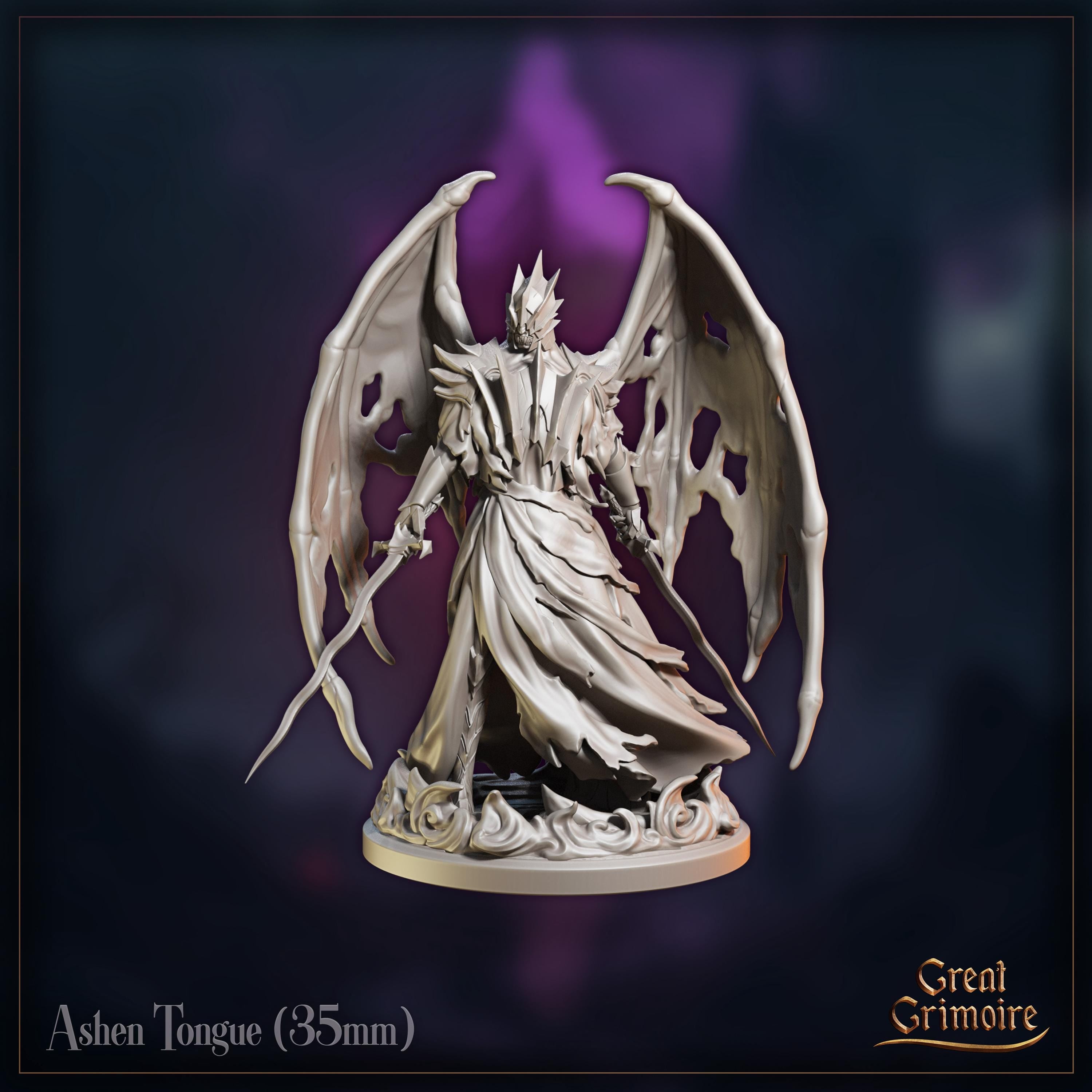 Ashen Tongue  - in 12k - by Great Grimoire