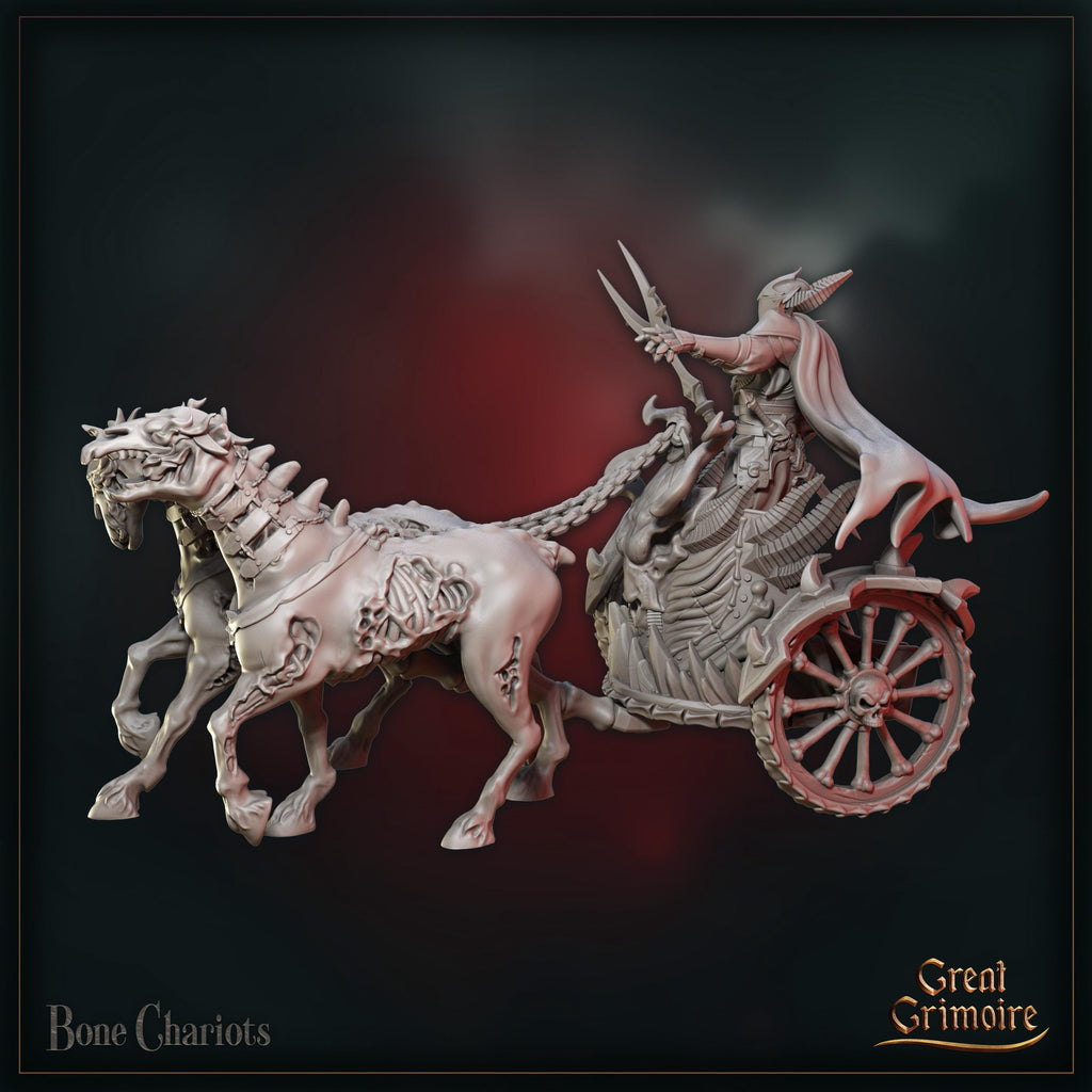 Sir Mordrek the Graveborn Bone Chariot - in 12k - by Great Grimoire