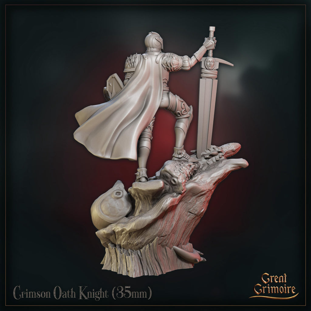 Crimson Oath Knight - in 12k - by Great Grimoire
