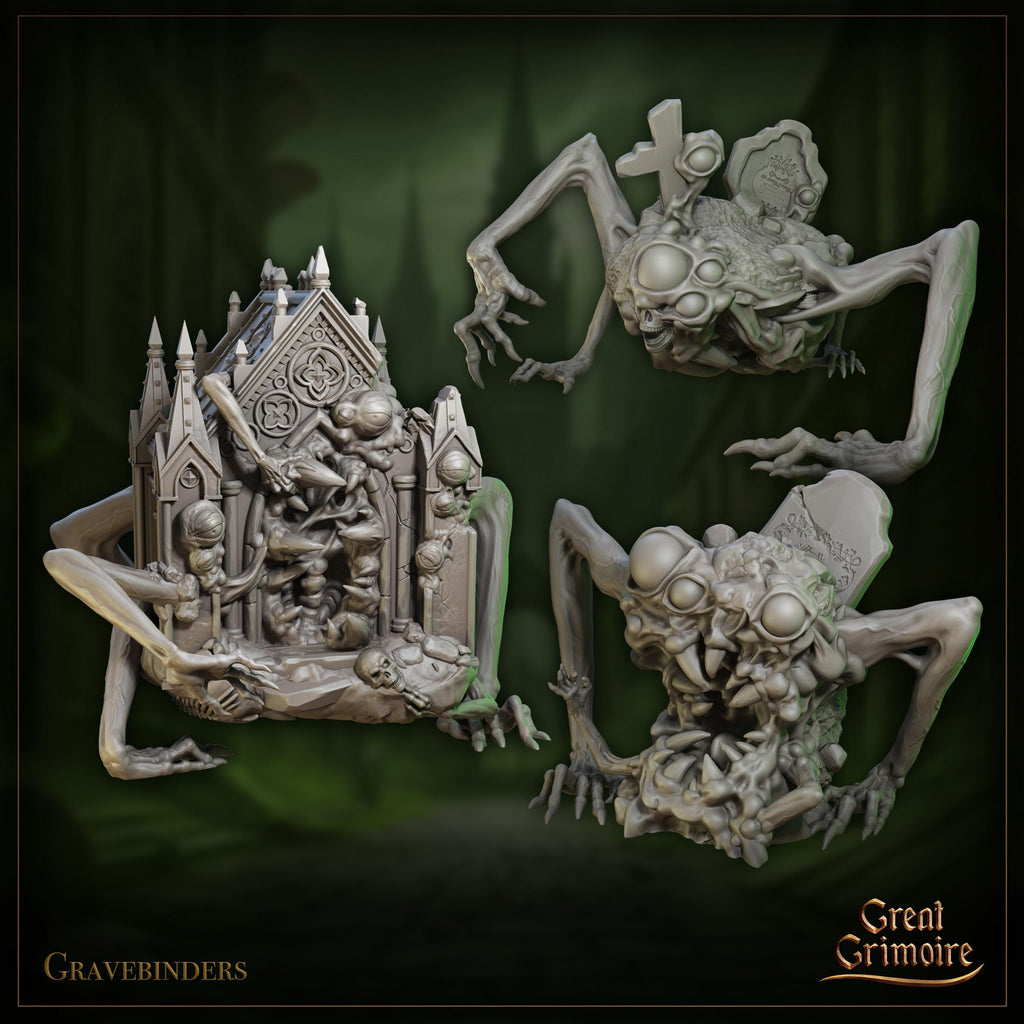 Gravebinders 3 model bundle - in 12k - by Great Grimoire
