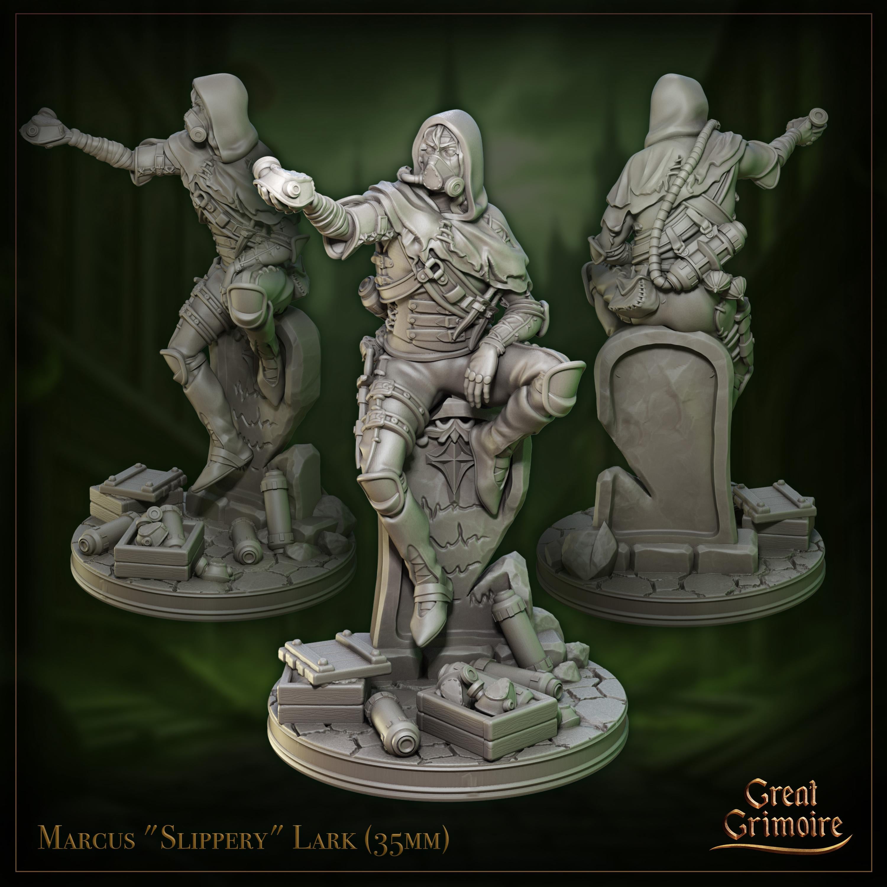 Marcus "Slippery" Lark - in 12k - by Great Grimoire