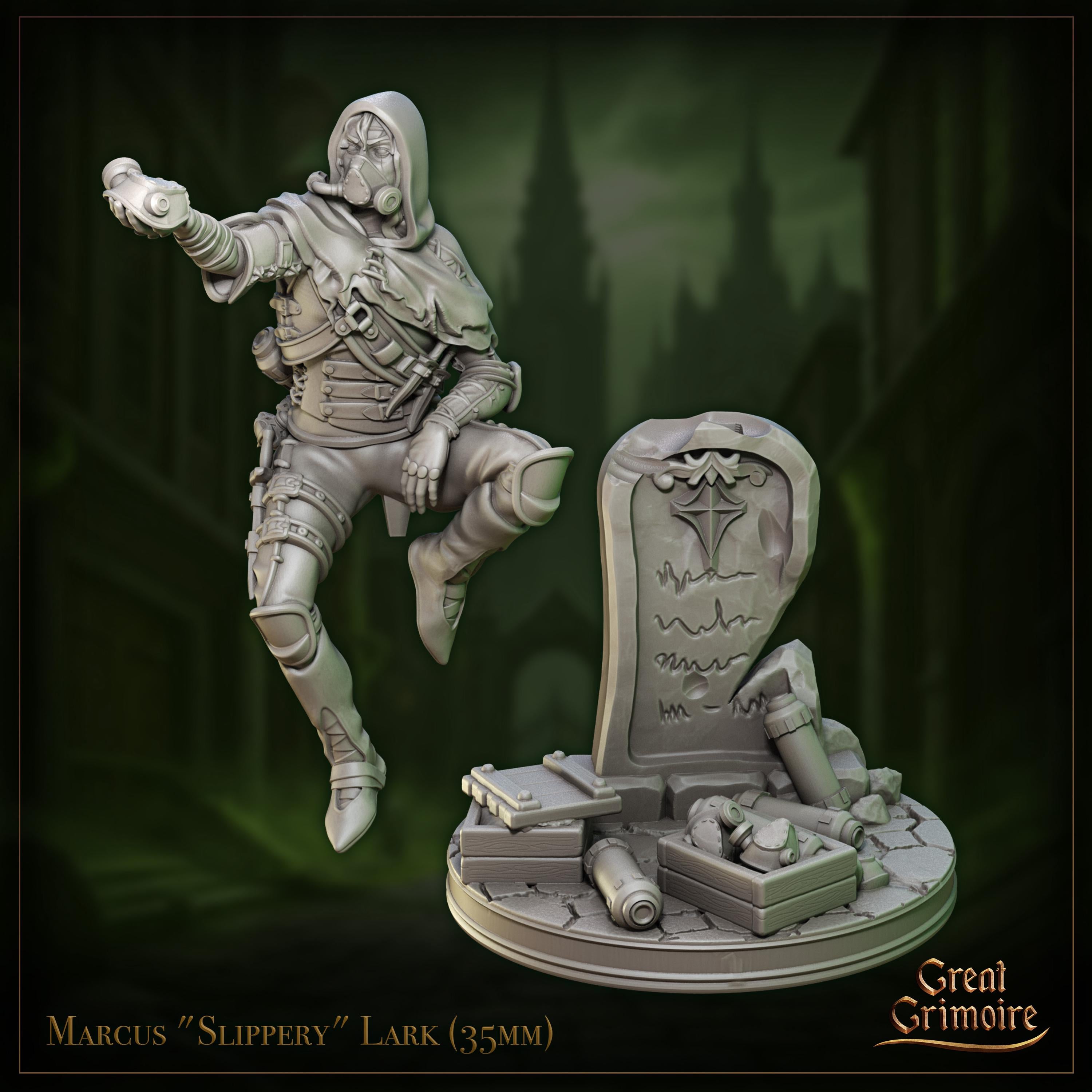 Marcus "Slippery" Lark - in 12k - by Great Grimoire