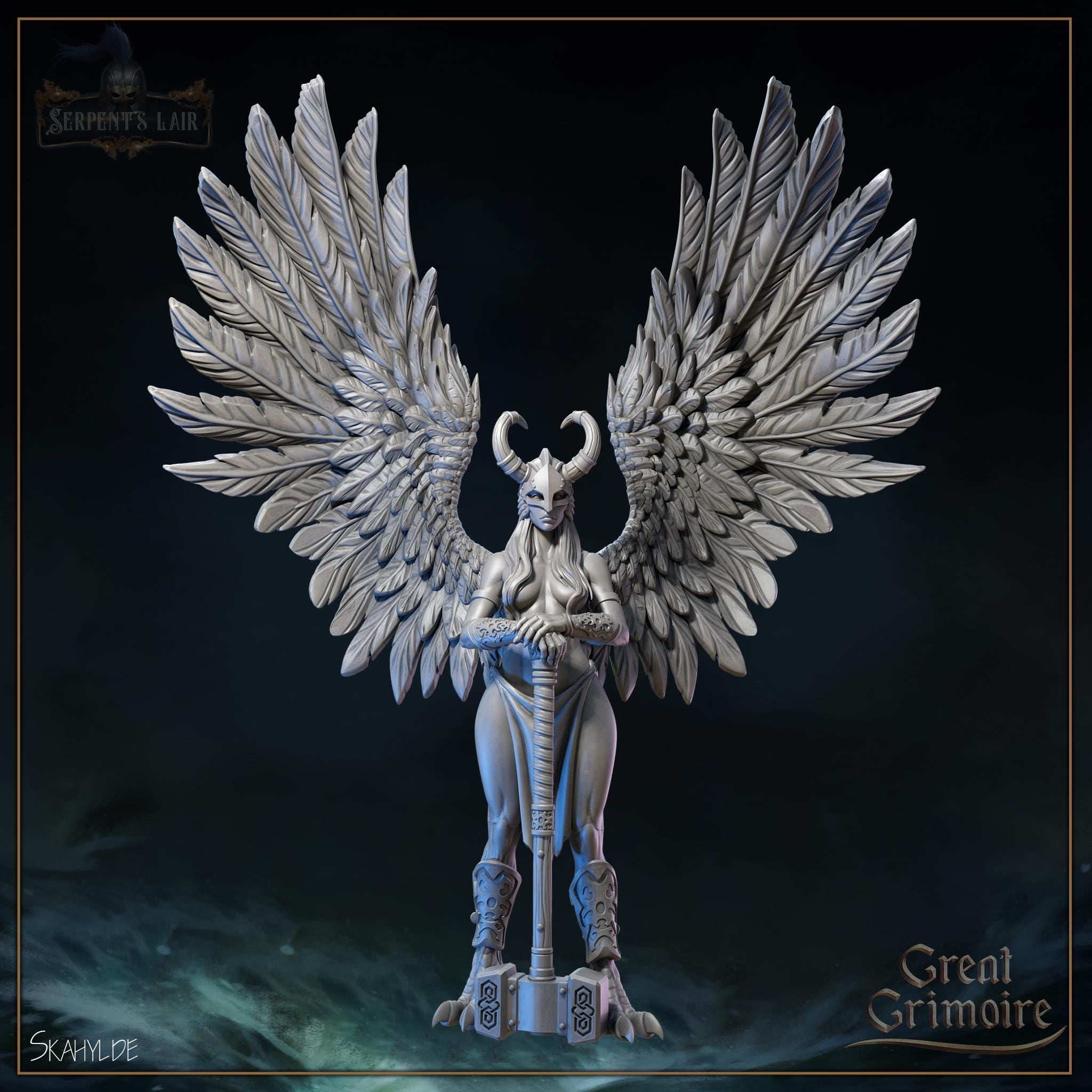 Grimoire Valkyries Miniatures, Choosers of the Slain, 12K Resin Prints