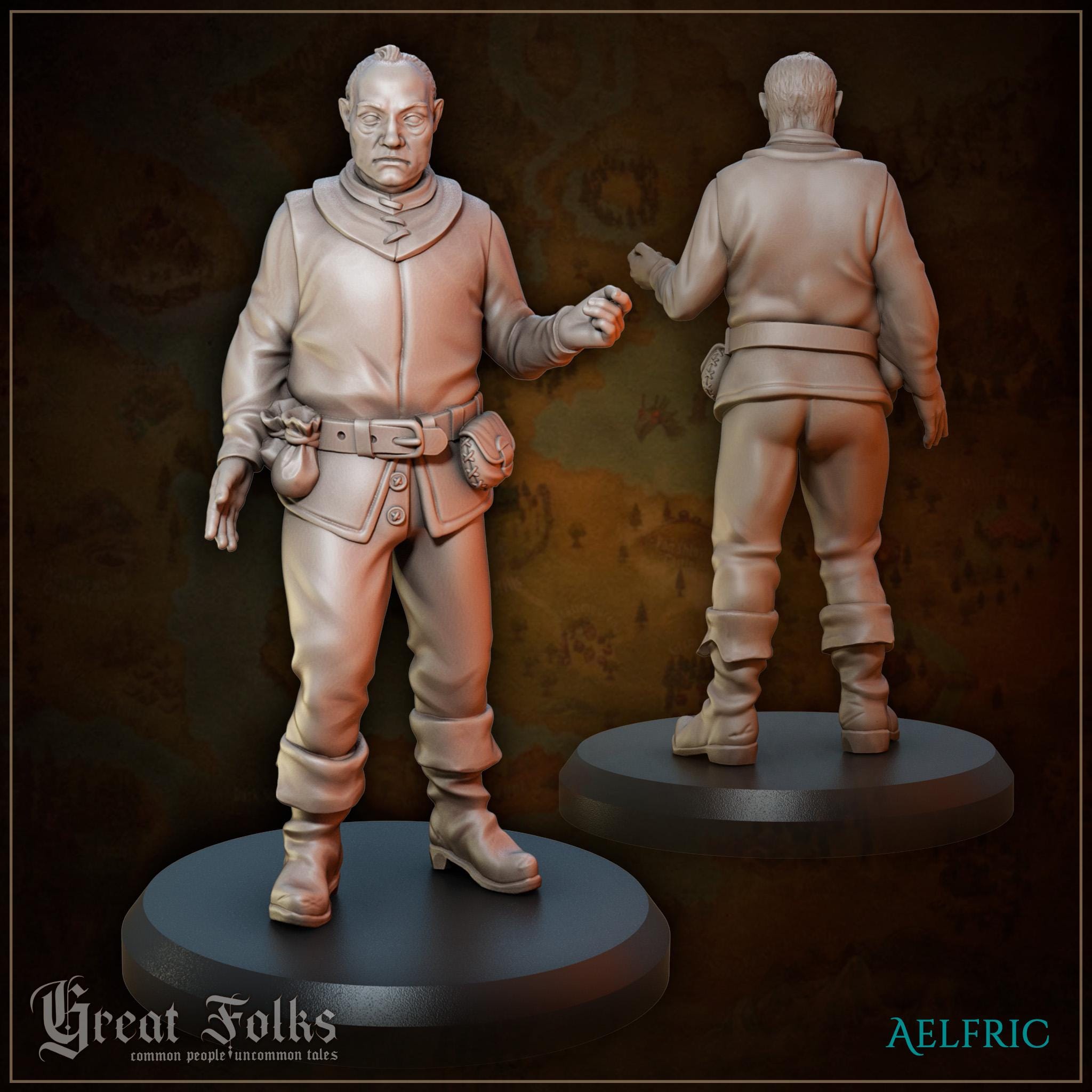 Townsfolk - 11 model bundle - in 12k - by Great Grimoire
