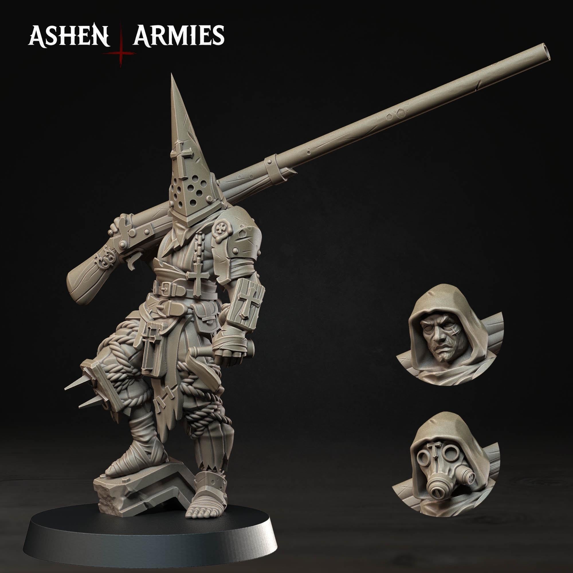 Bleeding Procession - Trench Pilgrims  - in 12k - by Ashen Armies