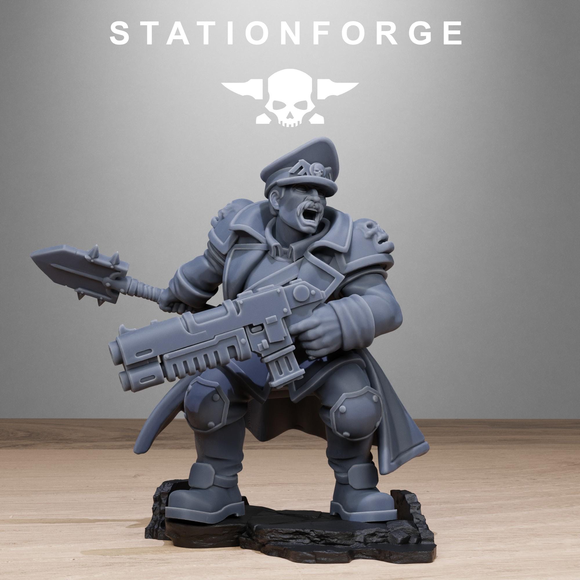 GrimGuard Lieutenant  2 Modular models - in 12k - - by Station Forge