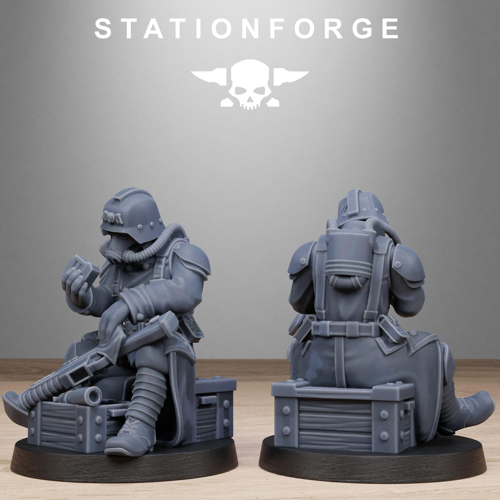 GrimGuard Battlefront 10 models - in 12k - Station Forge