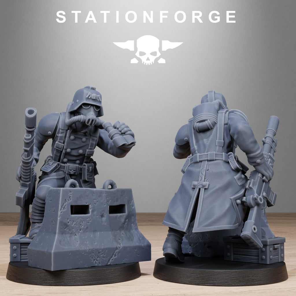 GrimGuard Battlefront 10 models - in 12k - Station Forge