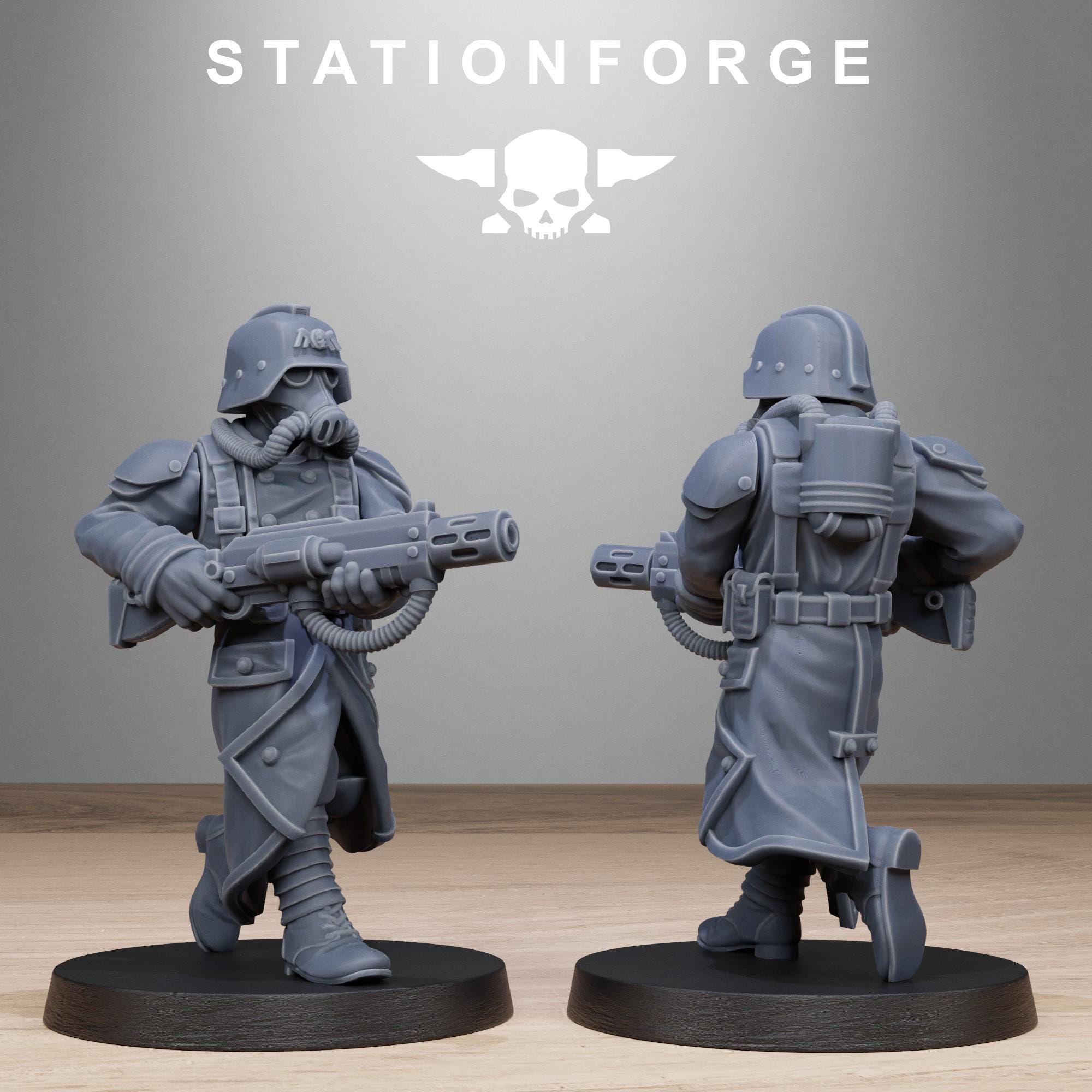 GrimGuard Shovel Trenches 10 models - in 12k - Station Forge