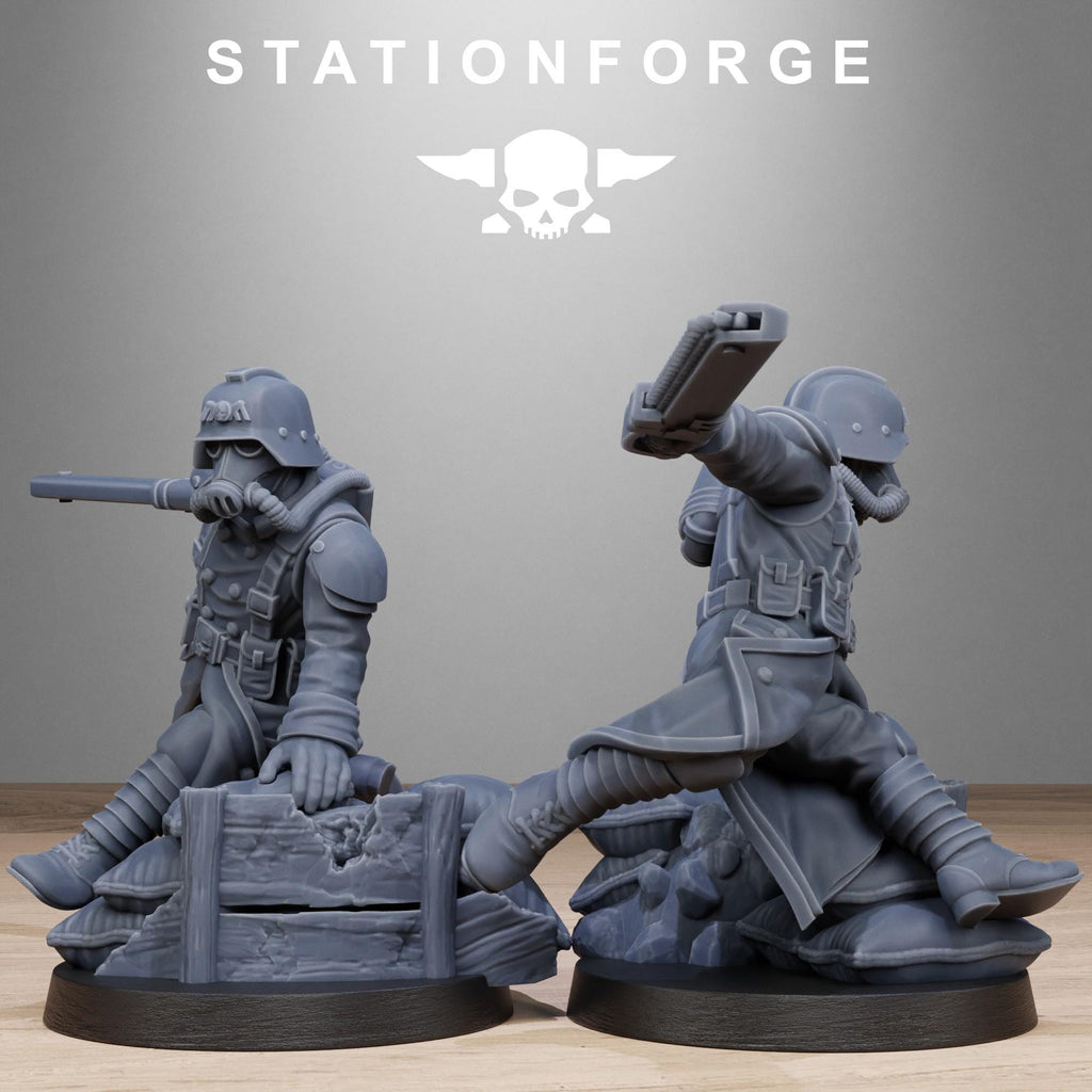 GrimGuard Shovel Trenches 10 models - in 12k - Station Forge