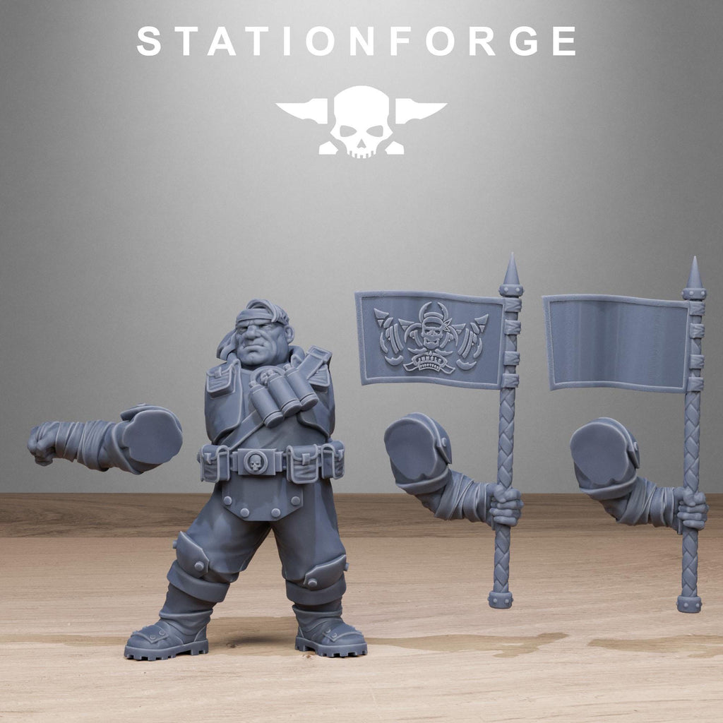 Grimguard Jungle Fighter Mutants  10 Models - in 12k - Station Forge