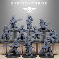 Grimguard Royals 10 models  - in 12k - by Station Forge