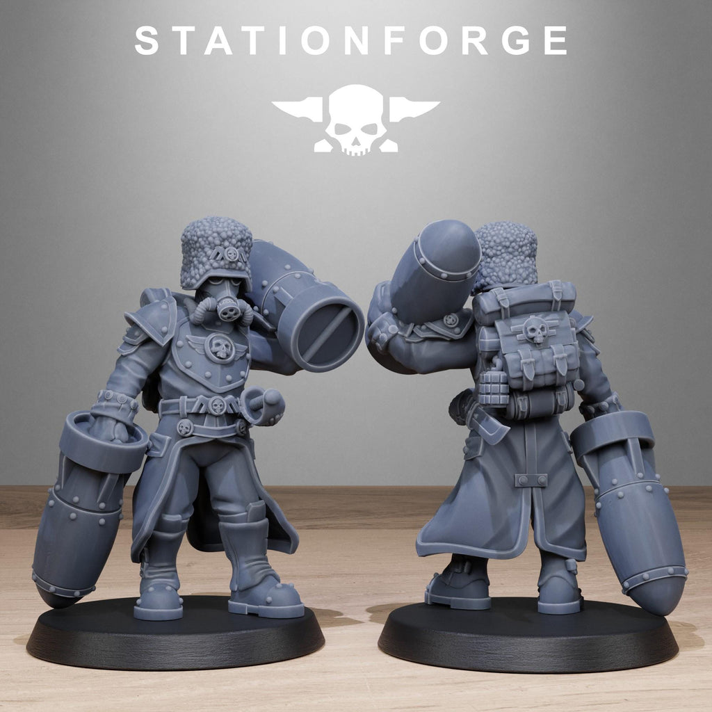 Grimguard Royals 10 models  - in 12k - by Station Forge