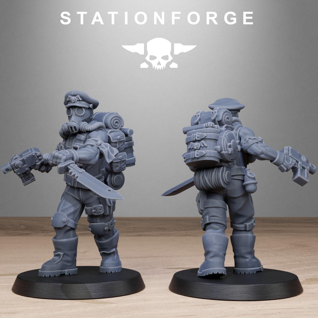 Grimguard Jungle Fighters 2.0  10 Models - in 12k - by Station Forge