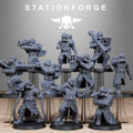 Grimguard Rocketeers 10 models - in 12k by Station Forge