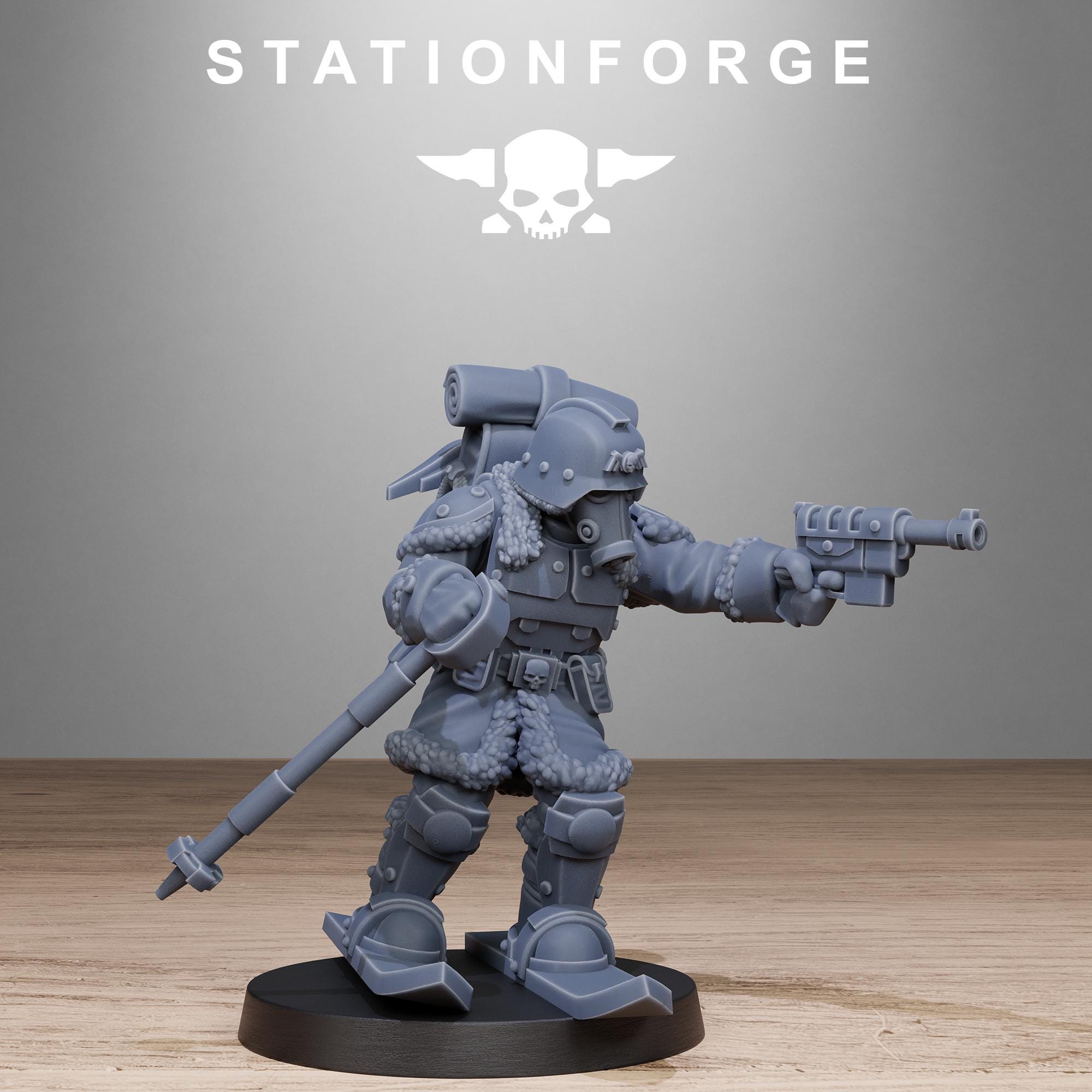 GrimGuard Frostwatch Patrol 10 models - in 12k - by Station Forge