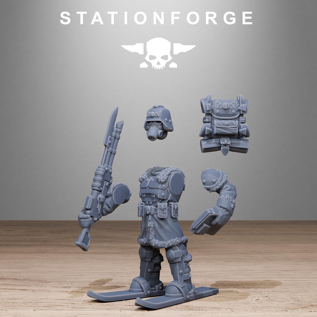 GrimGuard Frostwatch Patrol 10 models - in 12k - by Station Forge