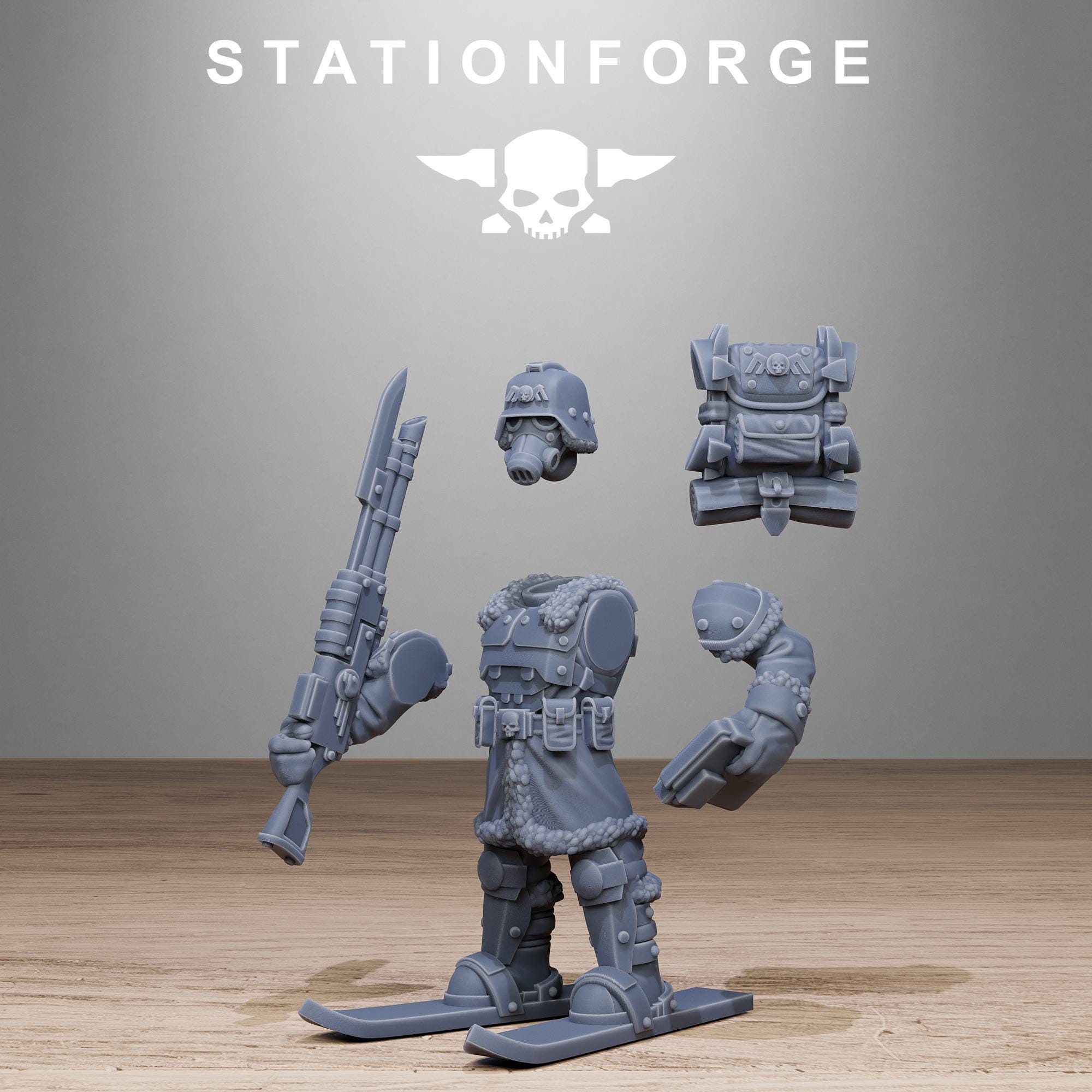 GrimGuard Frostwatch Patrol 10 models - in 12k - by Station Forge