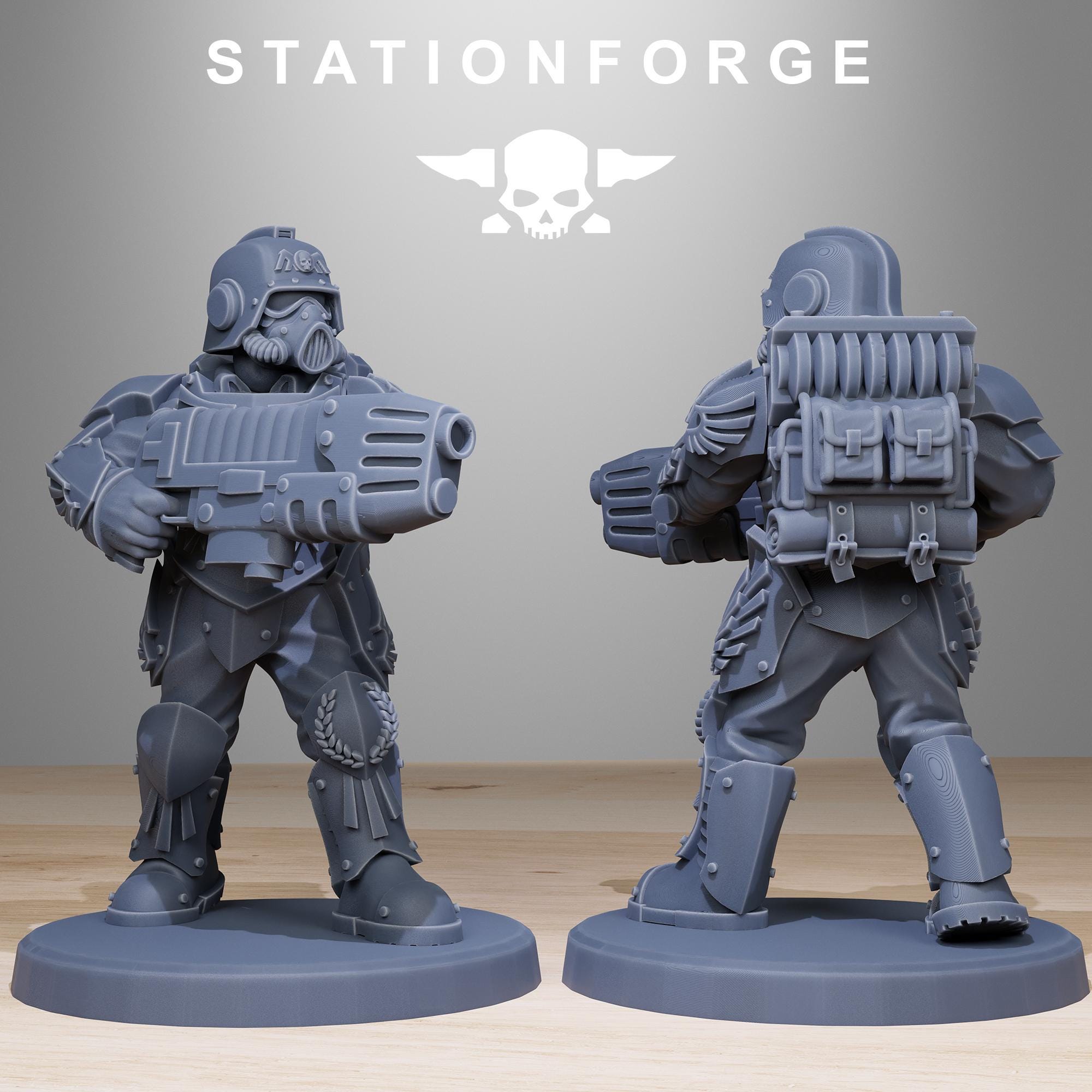GrimGuard Elites 12 Models - in 12k - by Station Forge