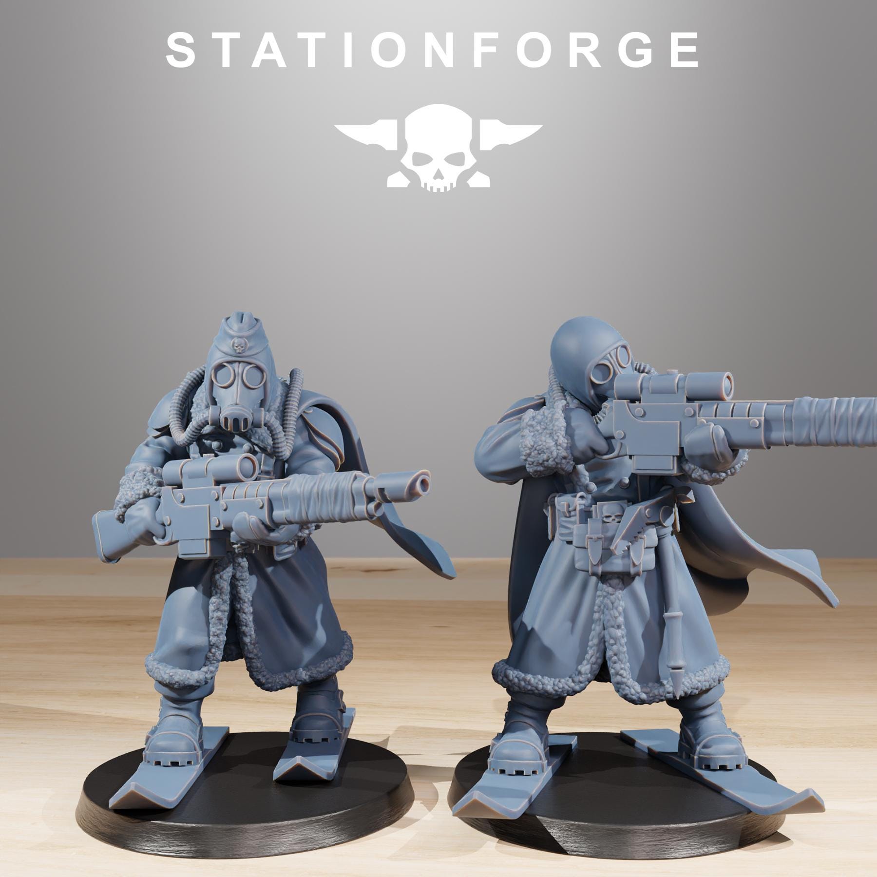 GrimGuard Frostwatch Marksmen 10 models - in 12k  - by Station Forge