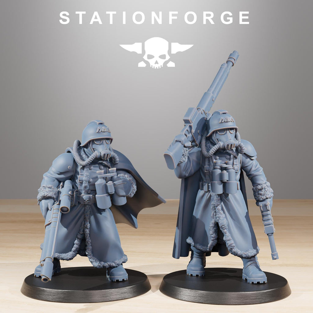 GrimGuard Frostwatch Marksmen 10 models - in 12k  - by Station Forge