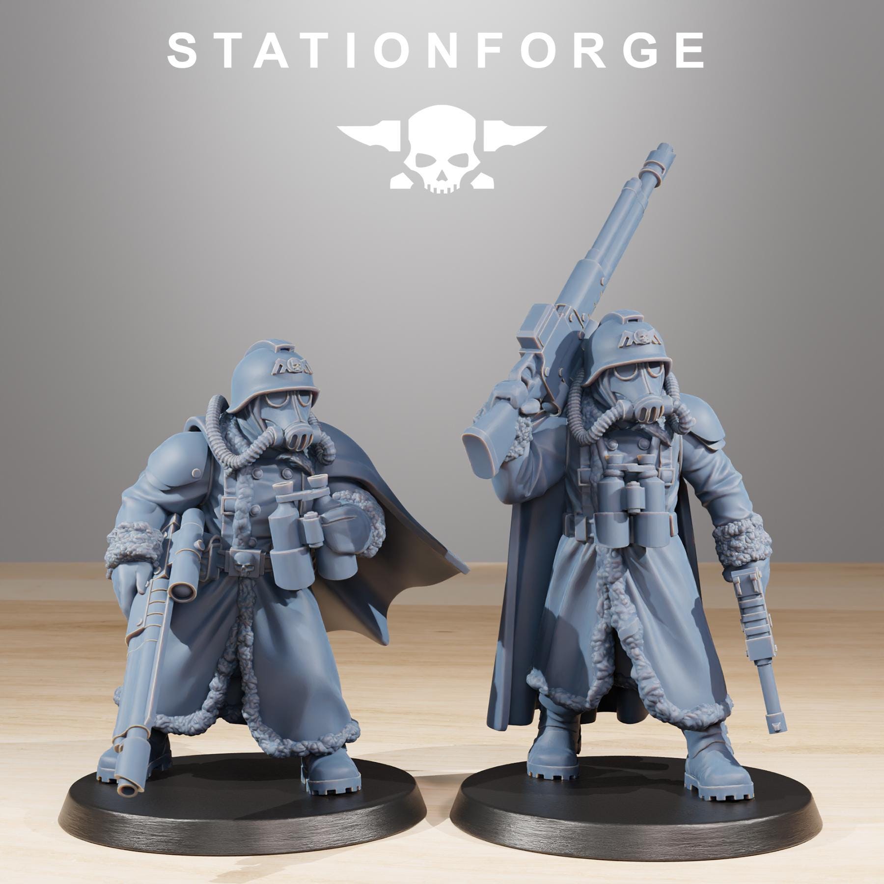GrimGuard Frostwatch Marksmen 10 models - in 12k  - by Station Forge