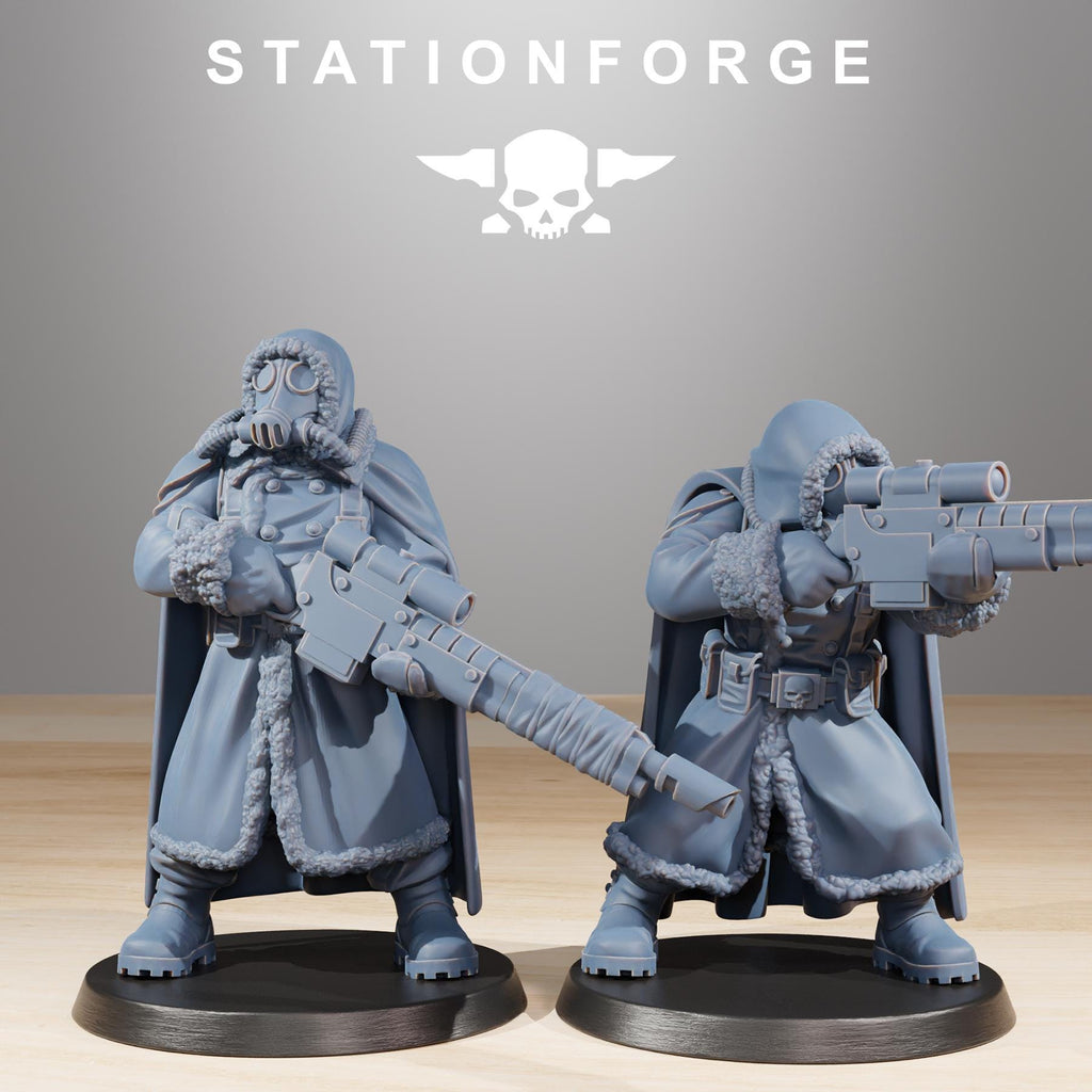 GrimGuard Frostwatch Marksmen 10 models - in 12k  - by Station Forge
