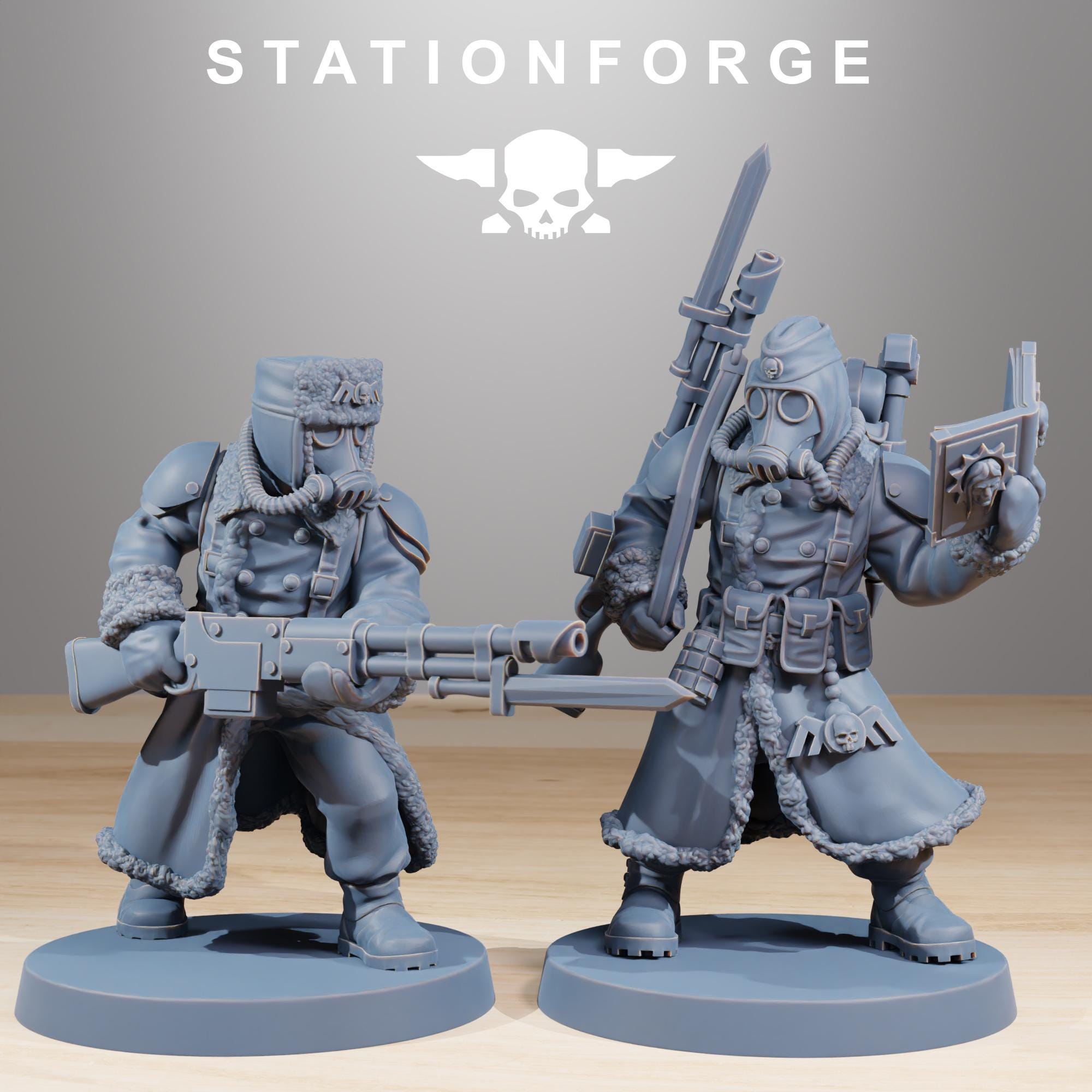 Grimguard Frostwatch  10 models - in 12k - by Station Forge