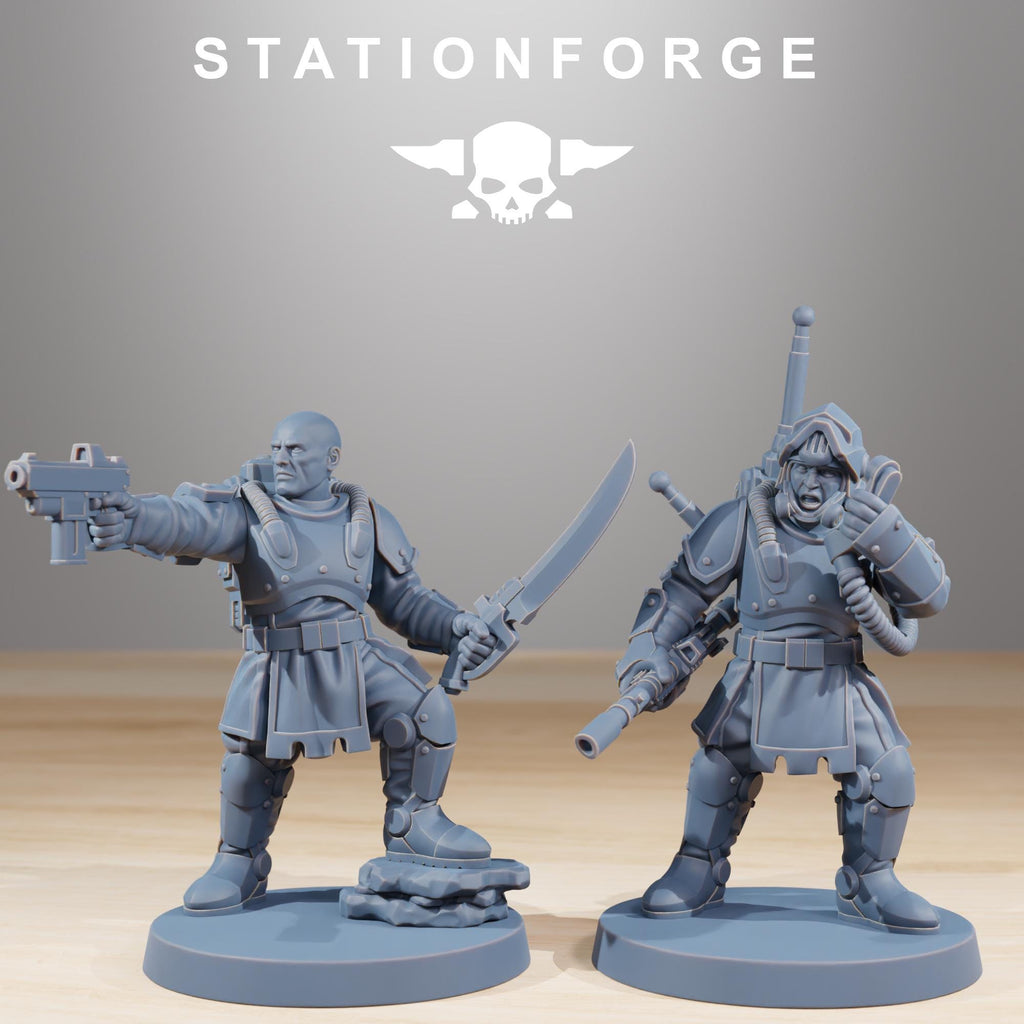 RoyalGuard Infantry 10 models - in 12k -  by Station Forge