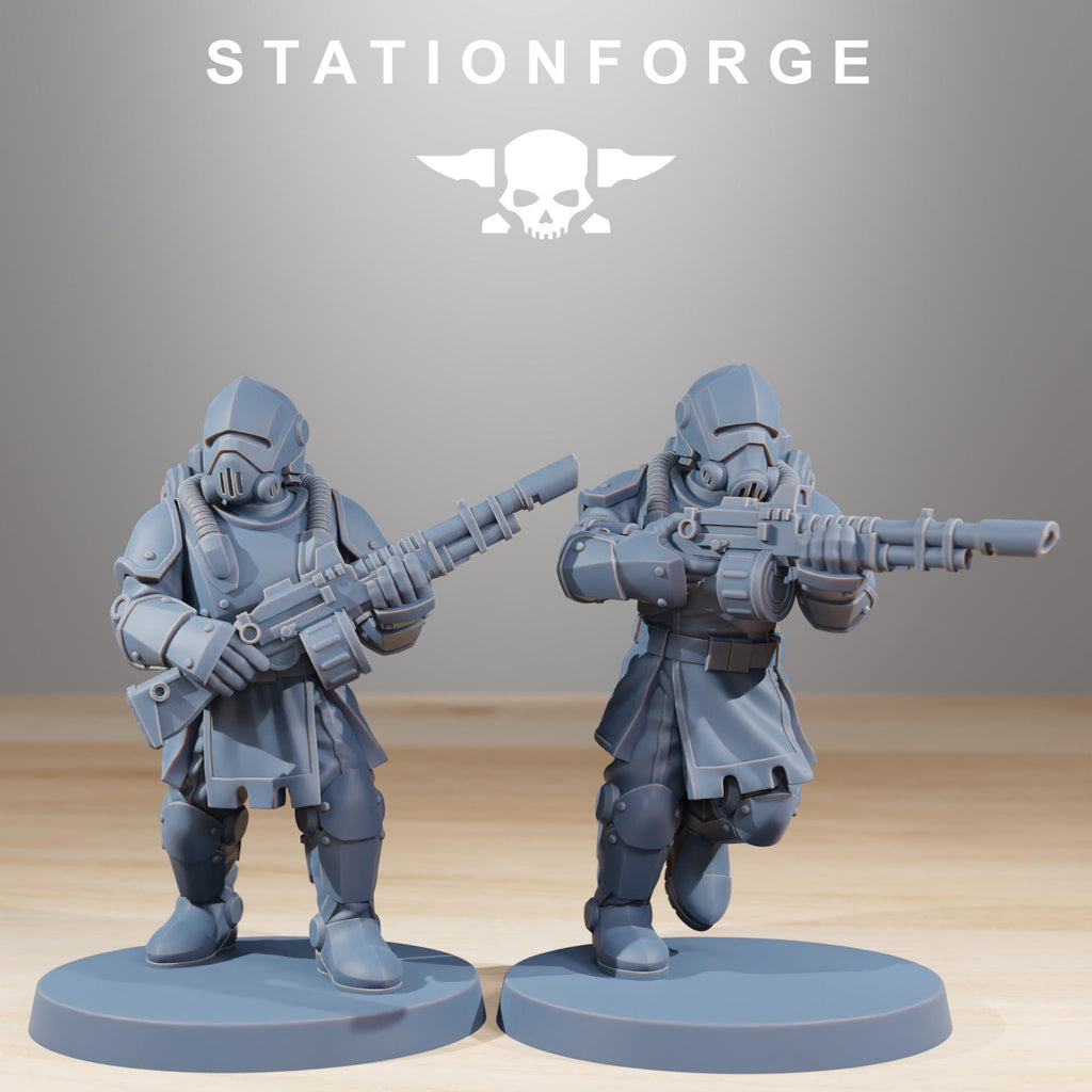 RoyalGuard Infantry 10 models - in 12k -  by Station Forge
