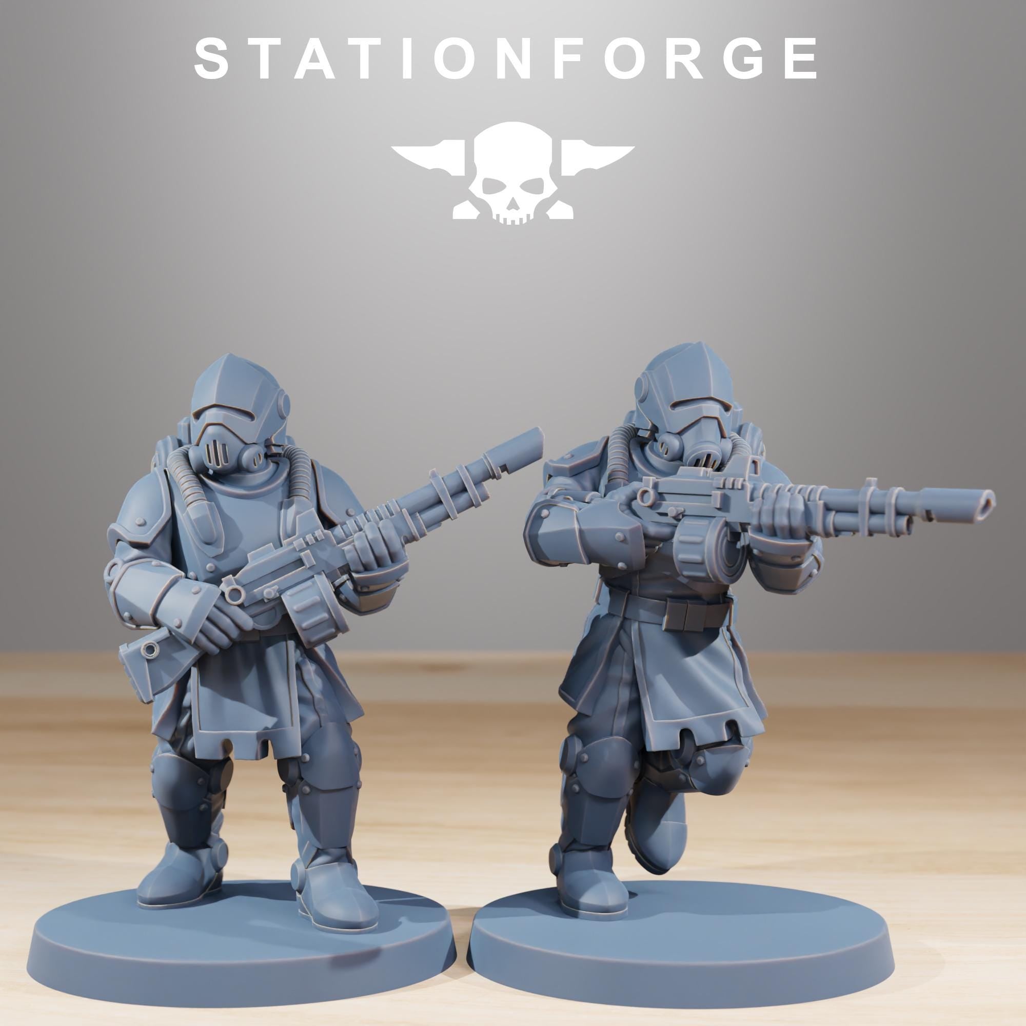 RoyalGuard Infantry 10 models - in 12k -  by Station Forge