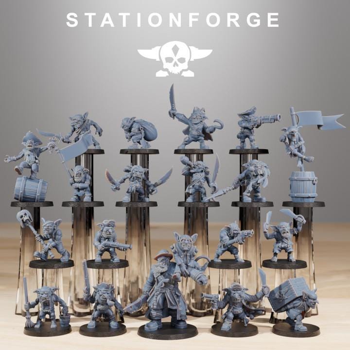 Gobs Pirates  20 Models - in 12k-  by Station Forge
