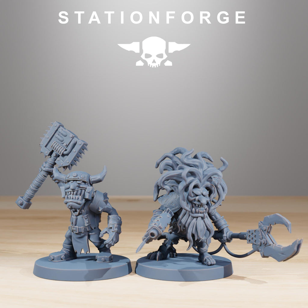 Gobs Infantry 11 models - in 12k-  by Station Forge