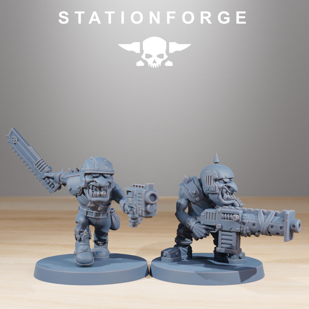 Gobs Infantry 11 models - in 12k-  by Station Forge