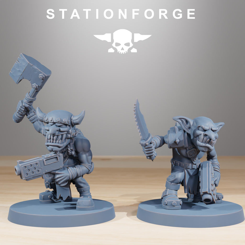 Gobs Infantry 11 models - in 12k-  by Station Forge