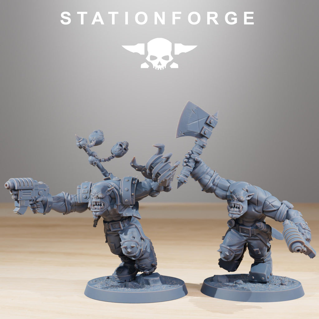 Orkaz Infantry 11 Models - in 12k - by Station Forge